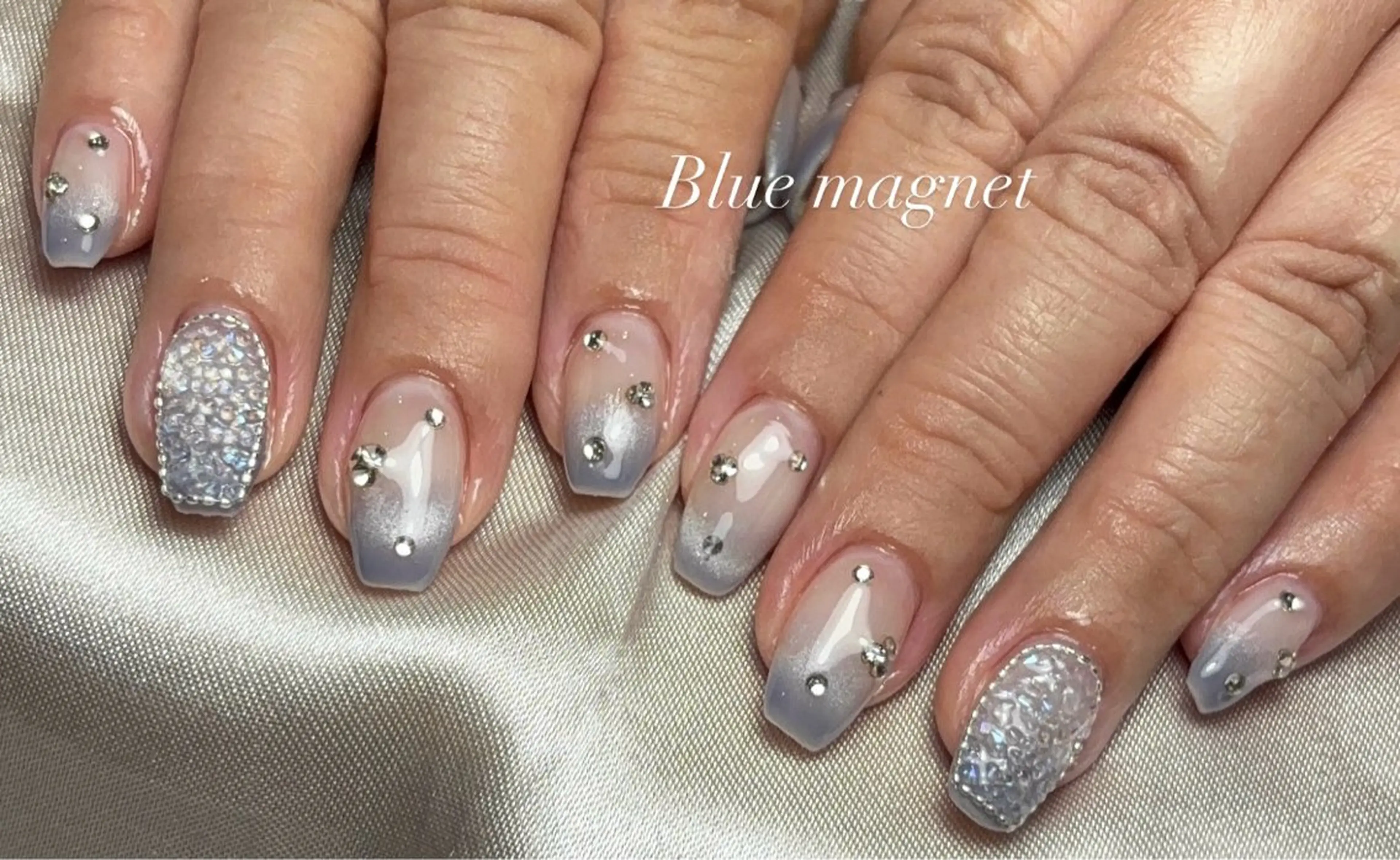 ネイル ストーンネイル ハンドネイル welina nail所属・welina nailのネイルデザイン