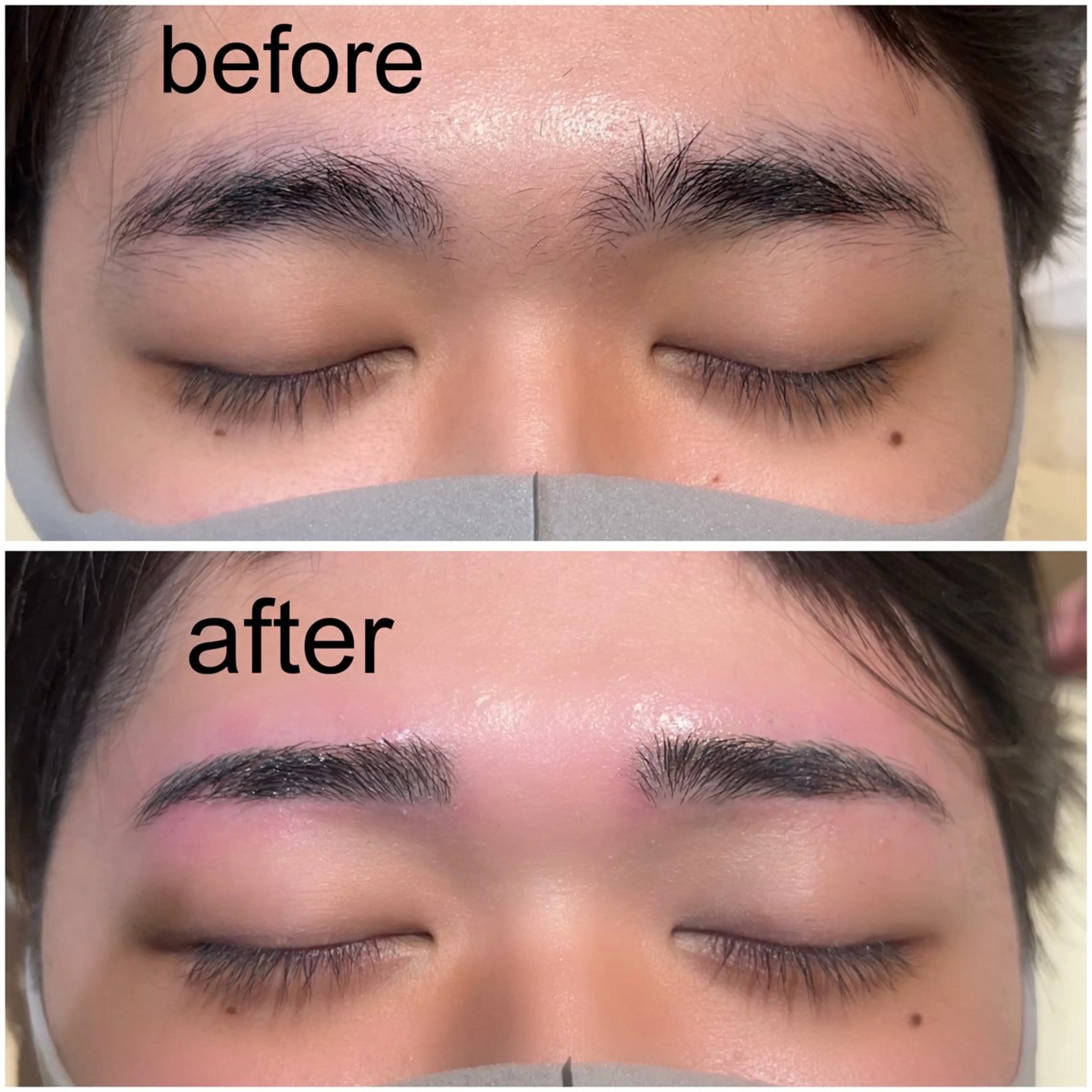 メンズ アイブロウ ワックス脱毛 眉カット Blossomミカ 🦋眉マツパマツエクのマツエク・マツパデザイン