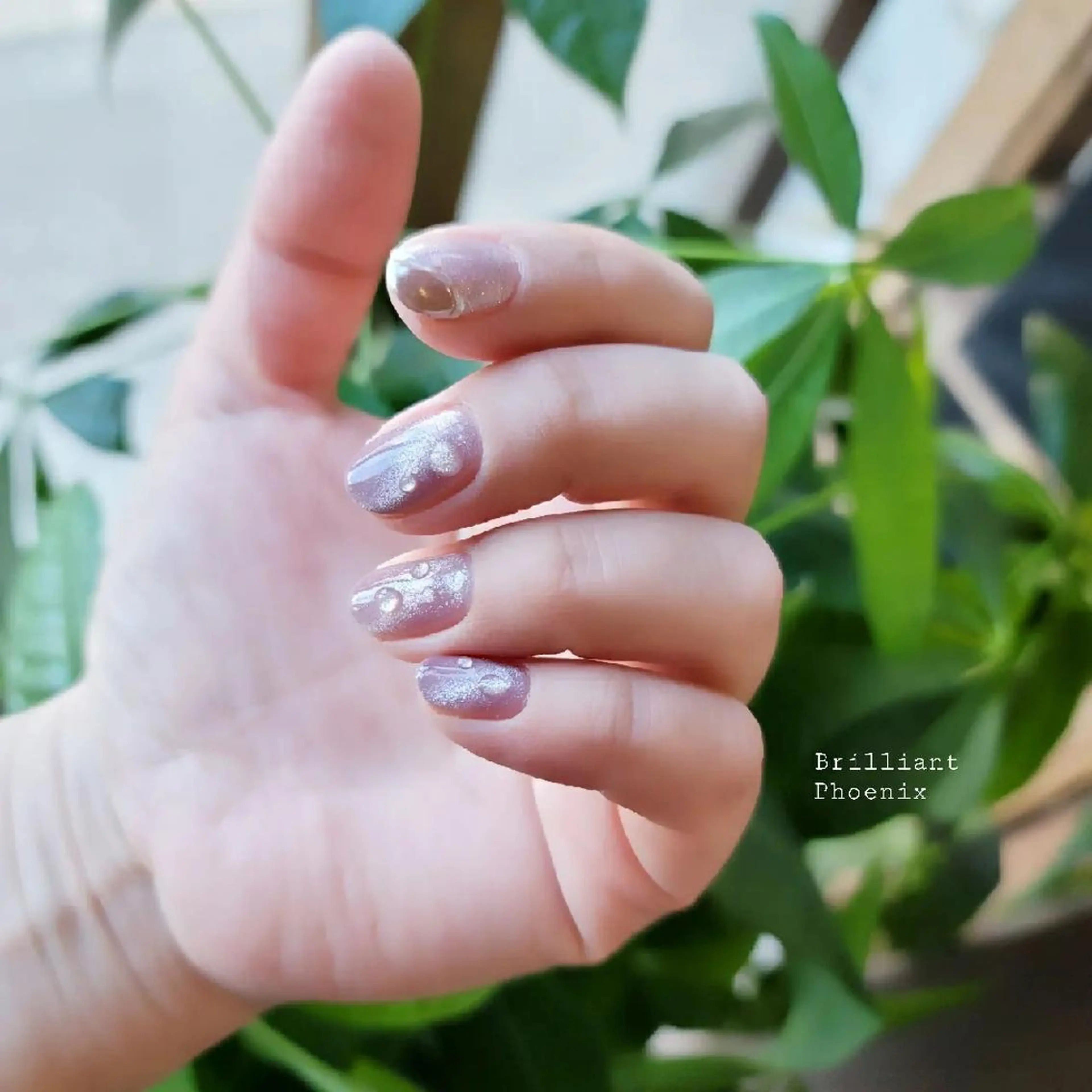 ネイル アートネイル マグネットネイル シンプルネイル へなちょこ ネイリストのネイルデザイン