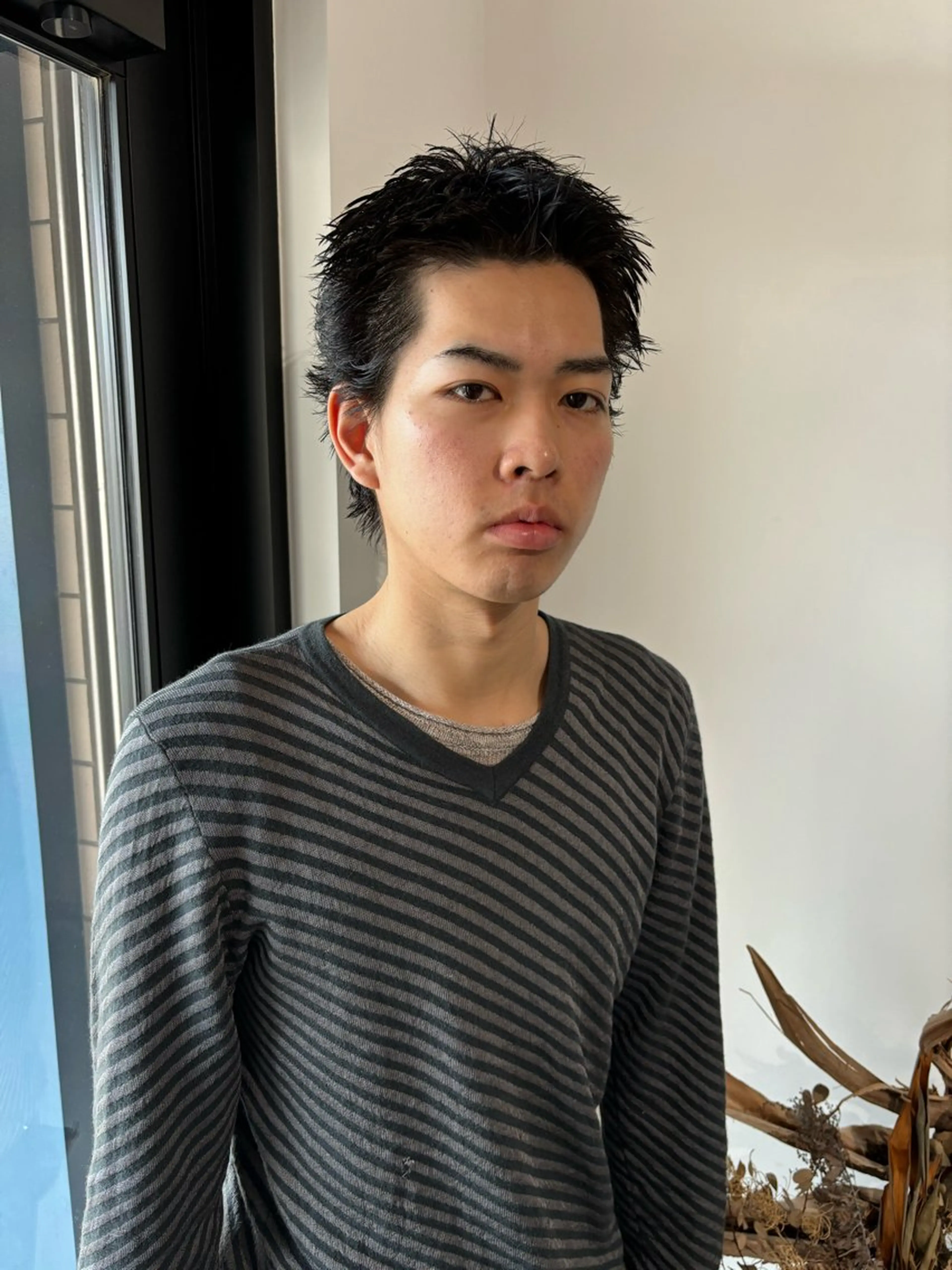 ショート ベリーショート ショートヘア カット デザインパーマ 藤田和樹のヘアスタイル