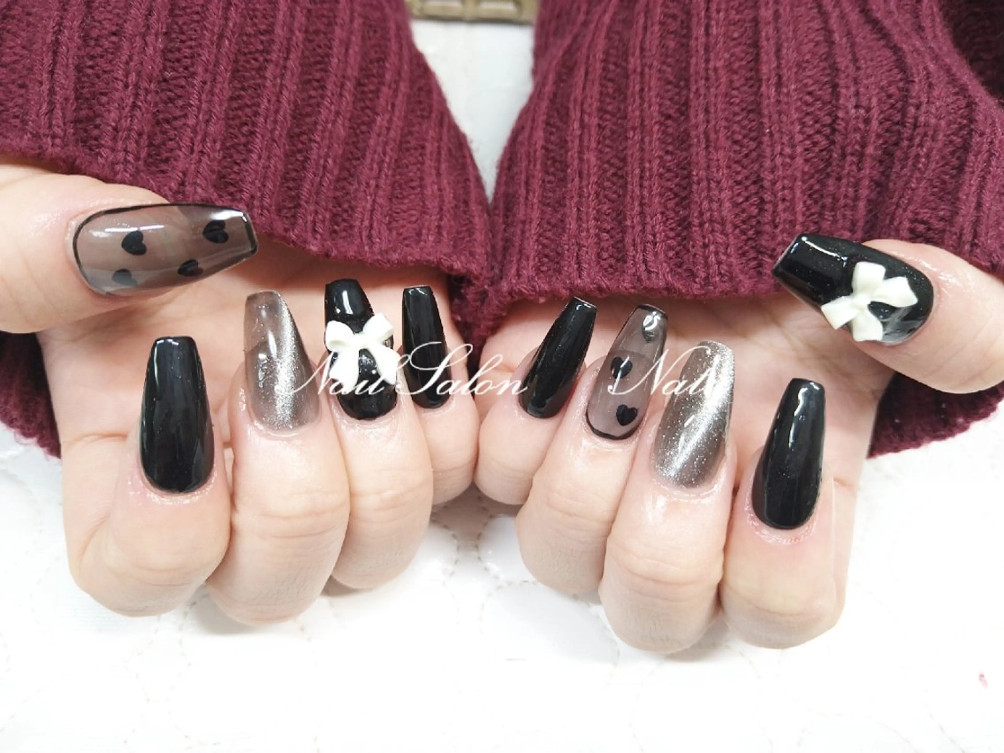 ネイル 長さ出し nailsalon　 Natuのネイルデザイン