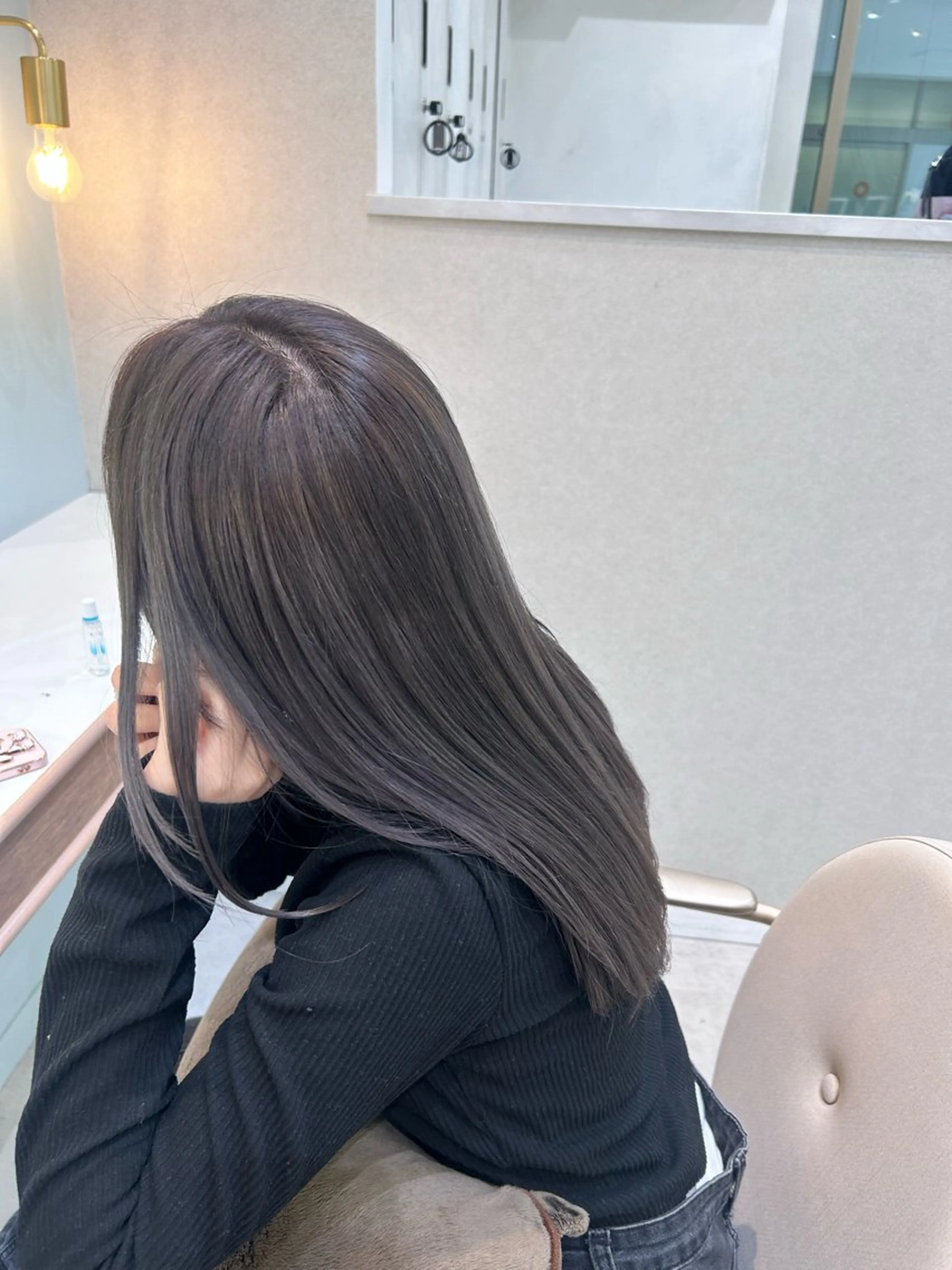 【✨️OPEN記念✨️】カット＋水素カラー＋髪質改善トリートメントの写真