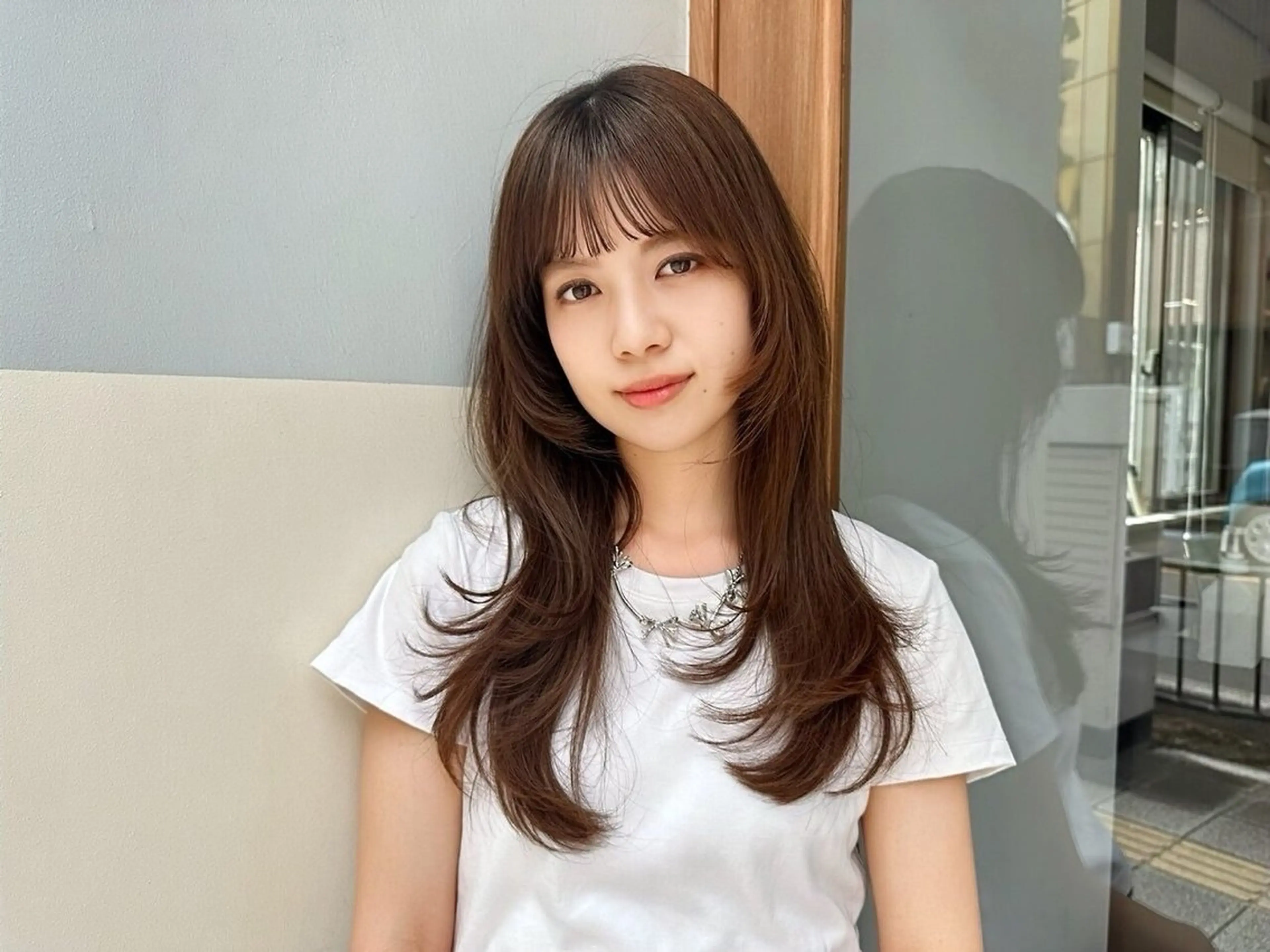 ロング カット ヘアカラー トリートメント ECLART 町田　井口聖也のヘアスタイル