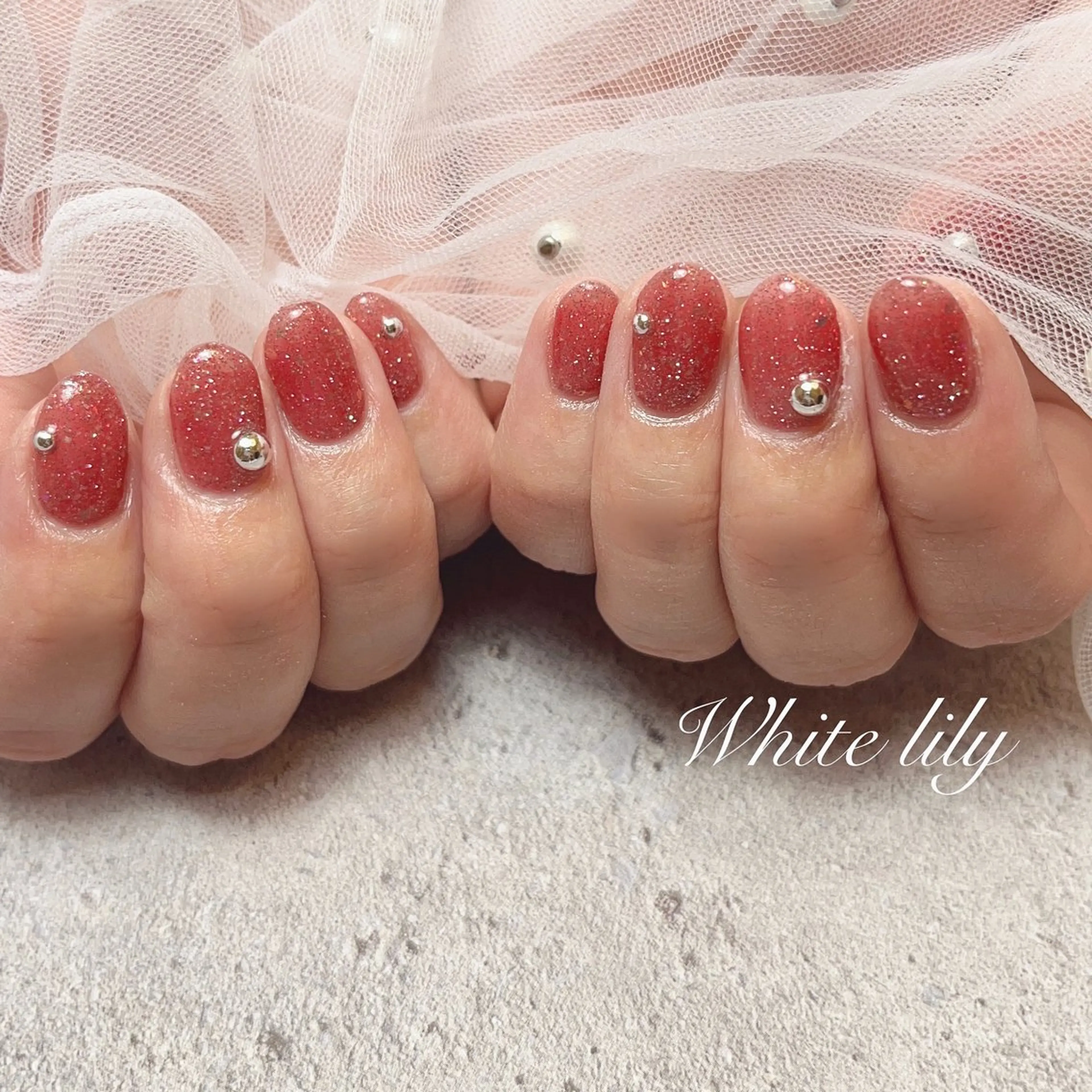 ネイル ハンドネイル White lily所属・牧田 雅世のネイルデザイン