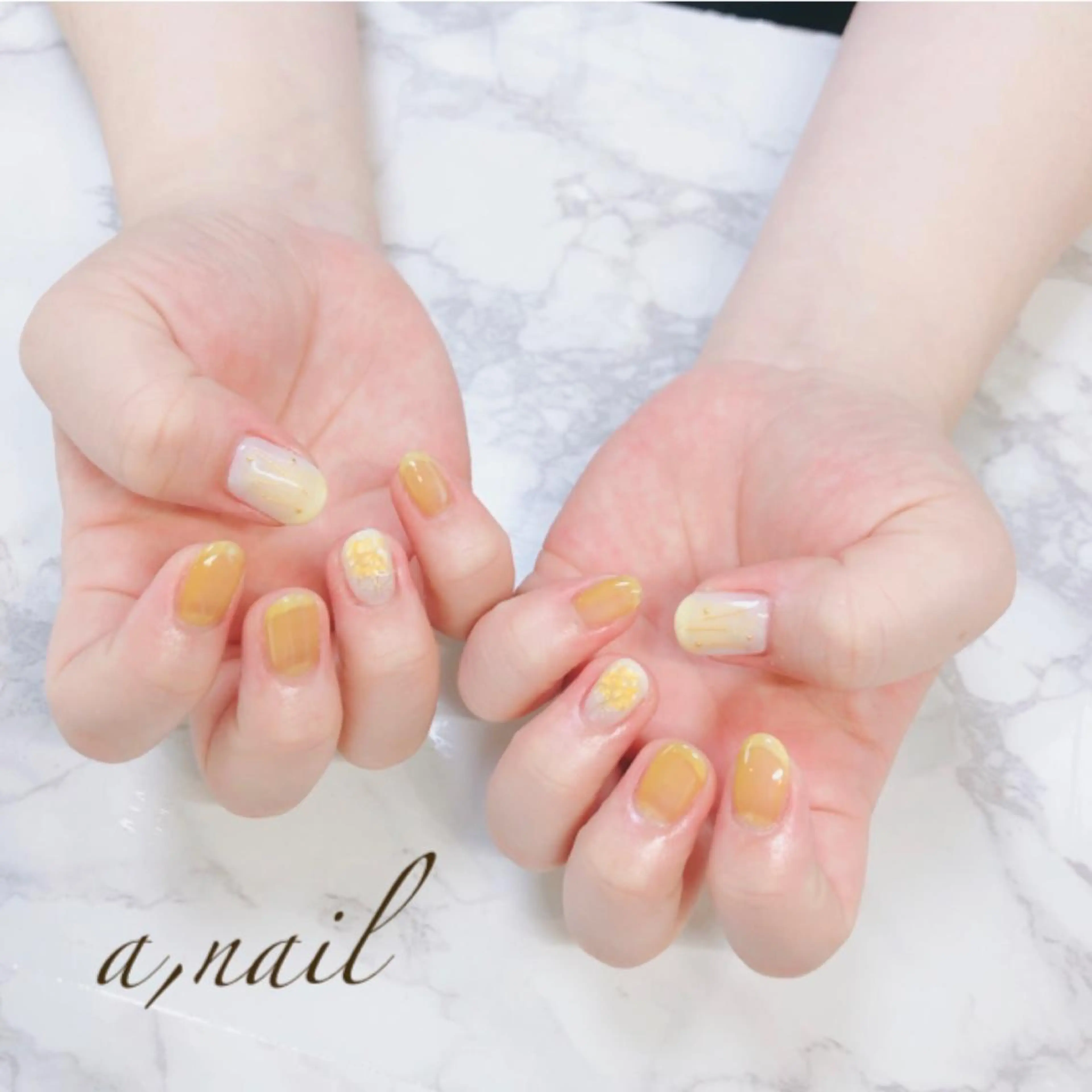 ネイル フラワーネイル フットネイル ジェルネイル グラデーション オフィスネイル ハンドネイル ネイルサロン エーネイルのネイルデザイン