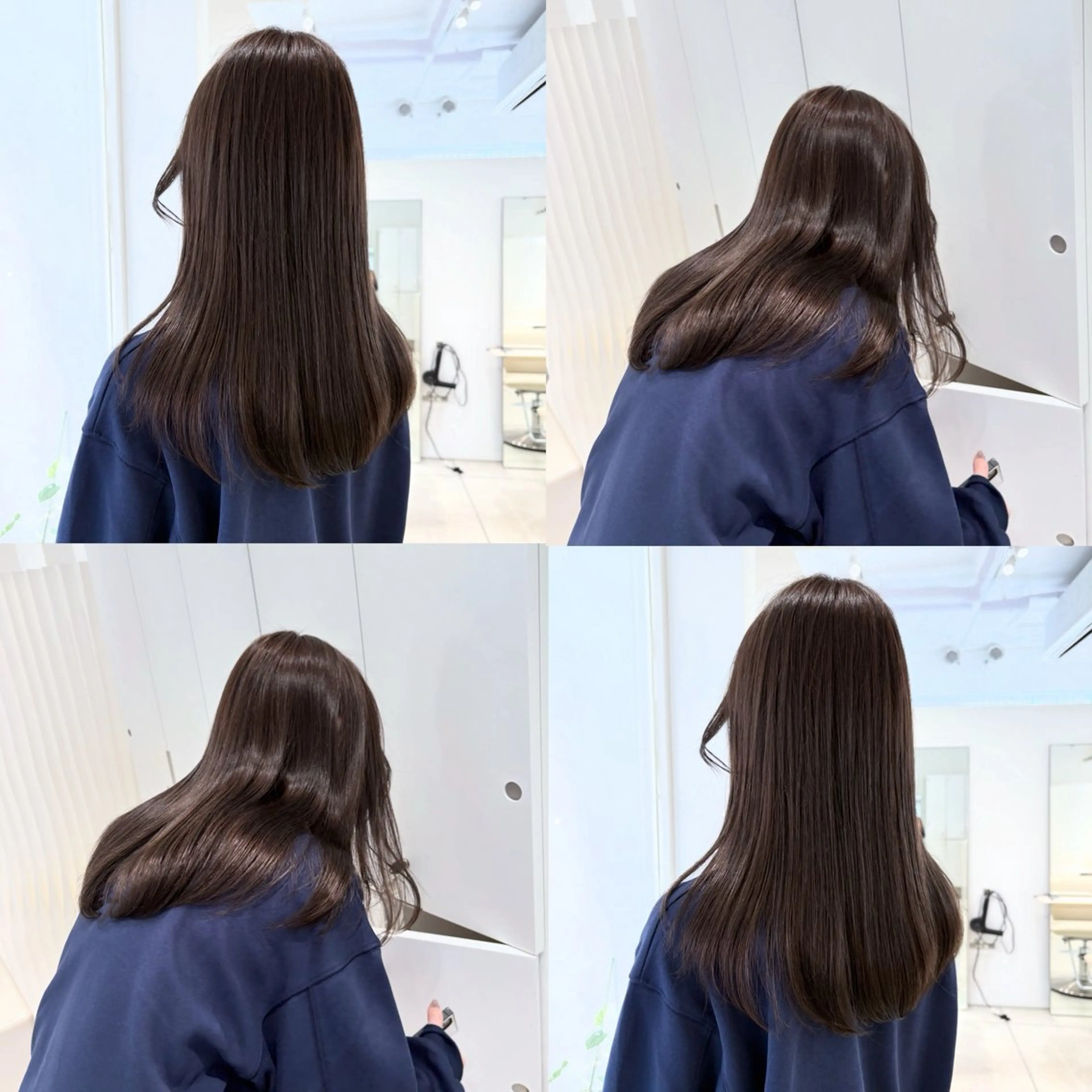 ミディアム カラー ベージュカラー 透明感カラー グレージュ カーキグレージュ オリーブベージュ ヘアカラー トリートメント ヘッドスパ ヘアセット カジュアルを女っぽく 𝗮𝘆𝗮𝗰𝗼のヘアスタイル