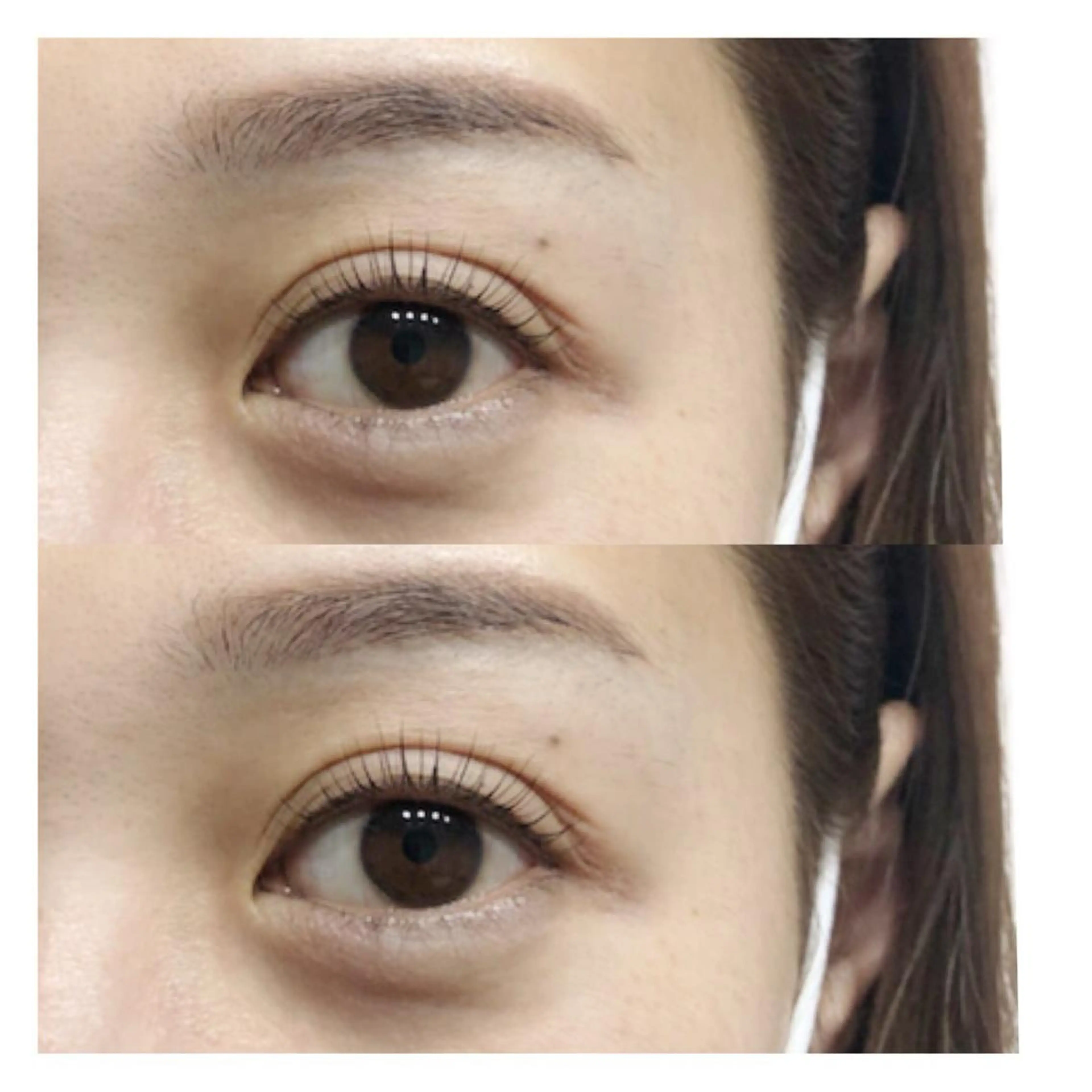 マツエク・マツパ パリジェンヌラッシュリフト 一重×まつ毛パーマ Lacl'e hitomiの眉毛・アイブロウイメージ