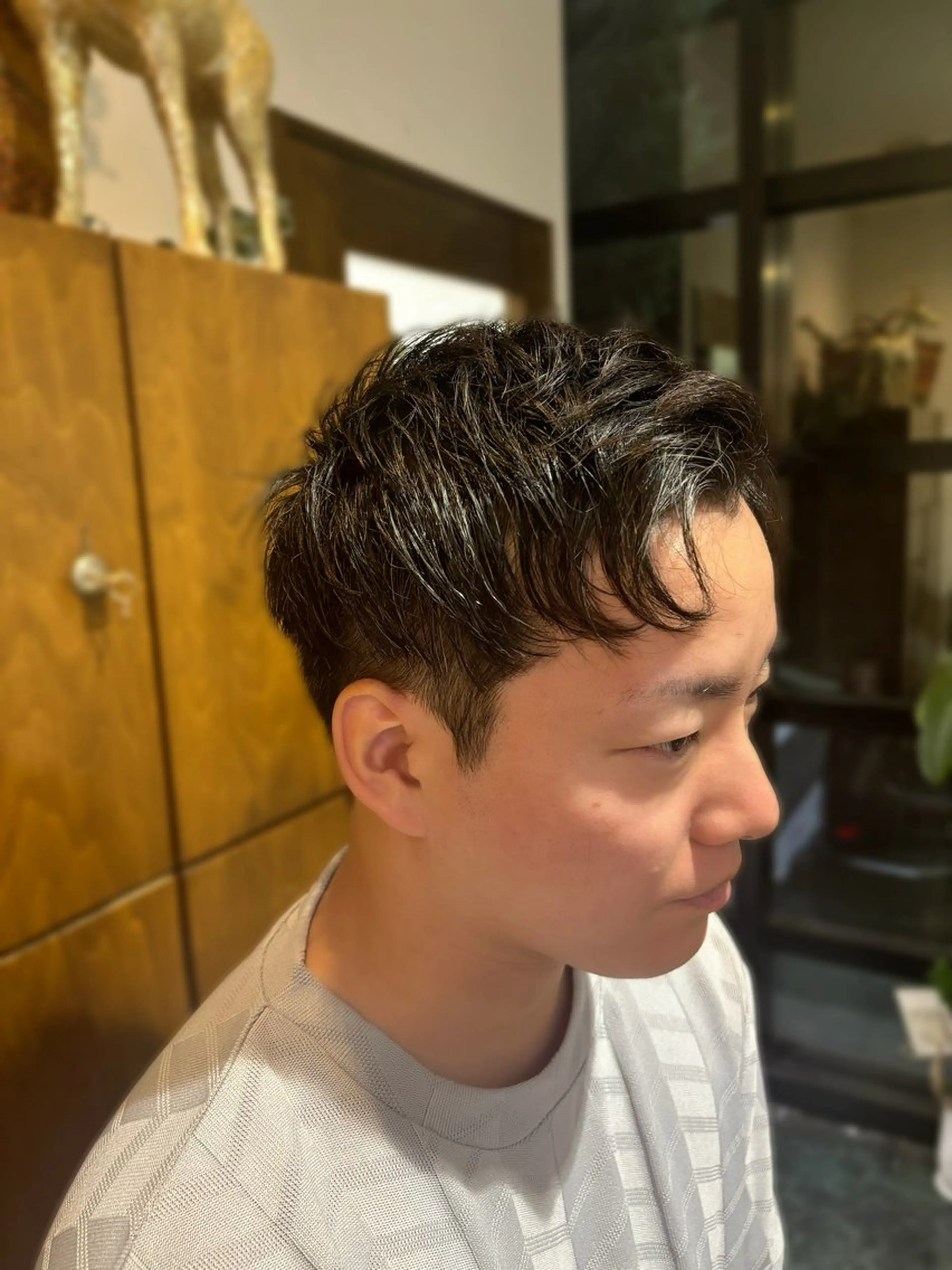 メンズ カット レイヤーカット/艶髪 /パーマaikoのヘアスタイル