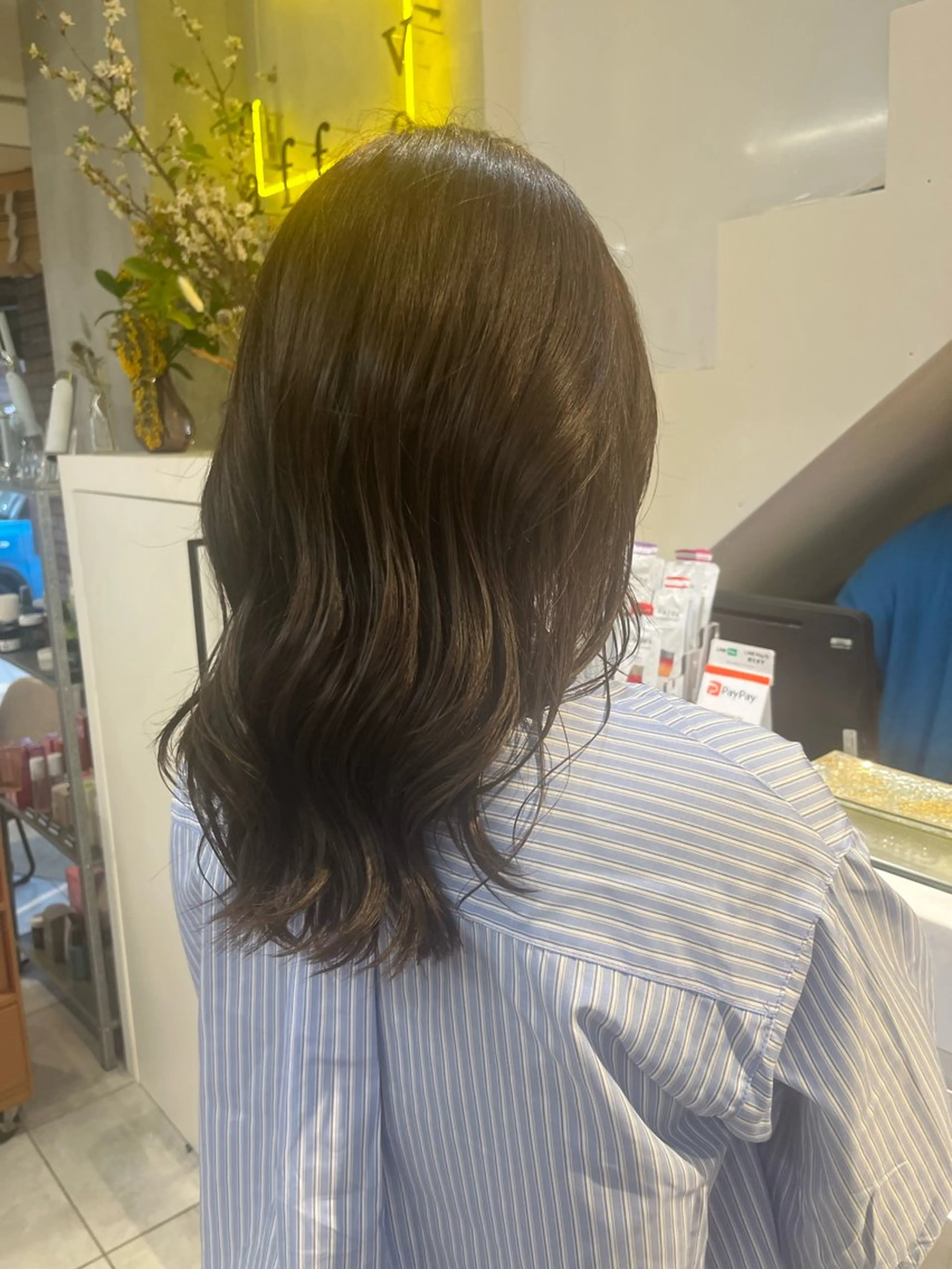 セミロング カット ヘアカラー 🌼西島 彩香🌼のヘアスタイル