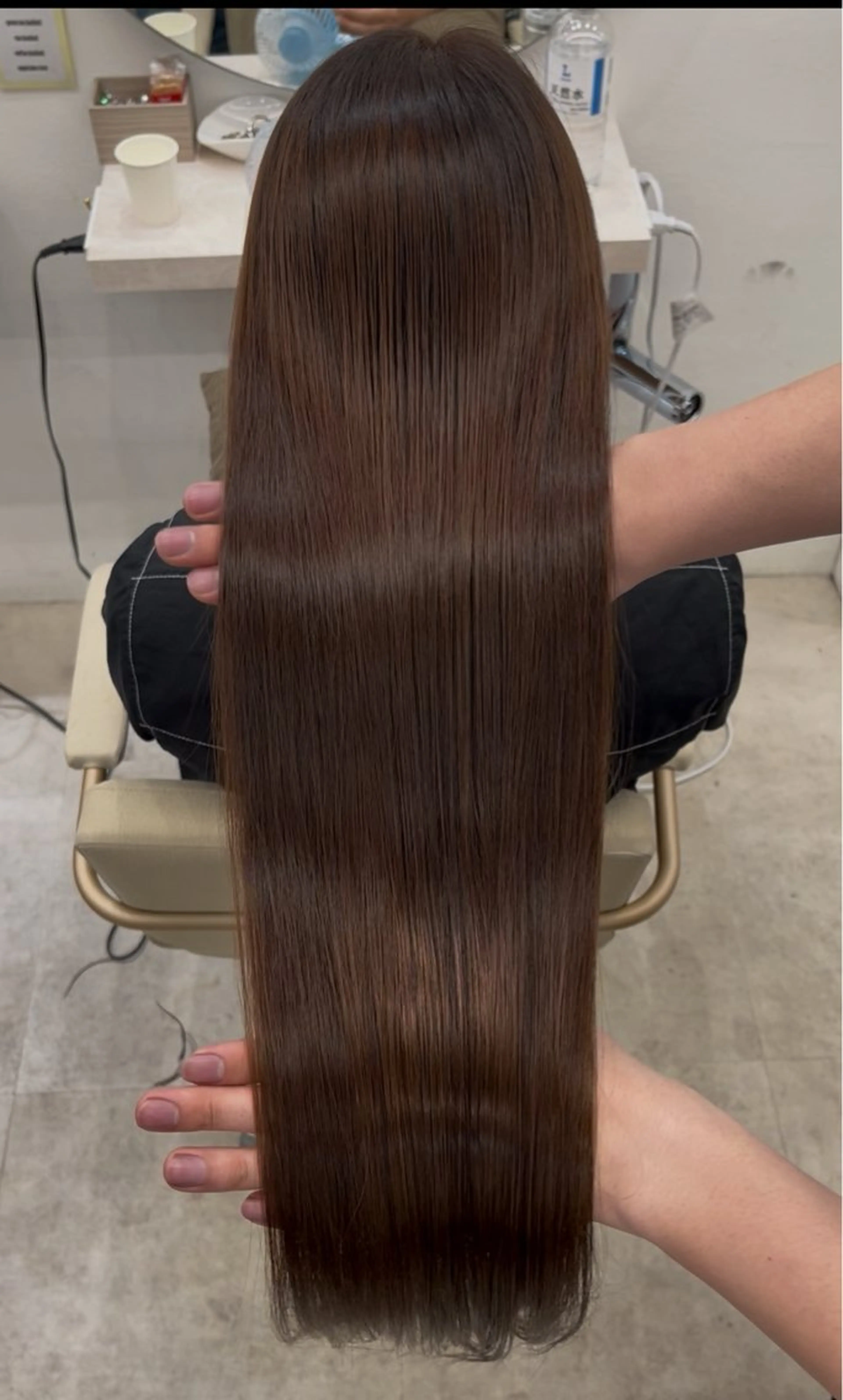 ロング 髪質改善/縮毛矯正 梅田茶屋町/西尾祐作のヘアスタイル