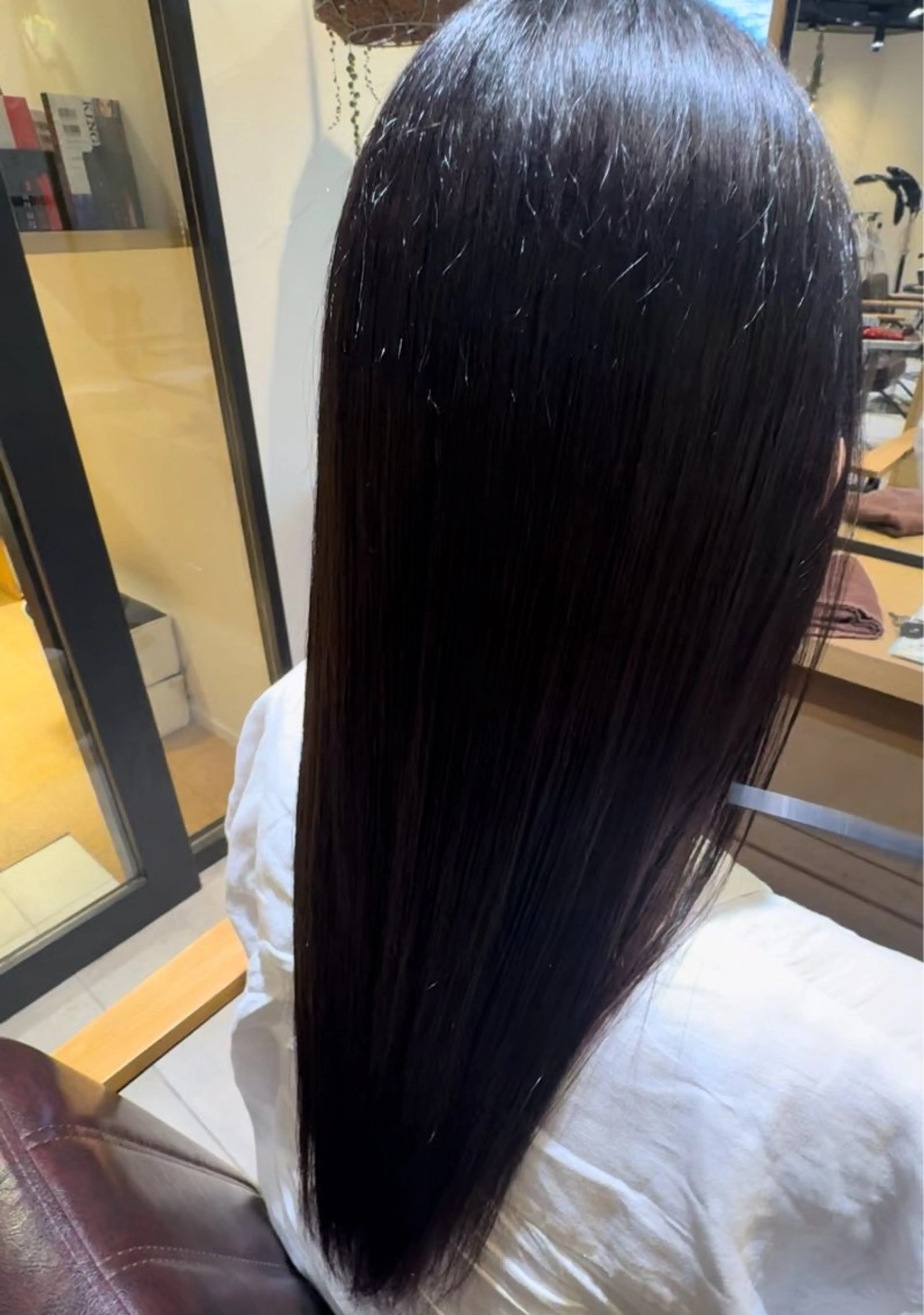 根元染めカラーの写真