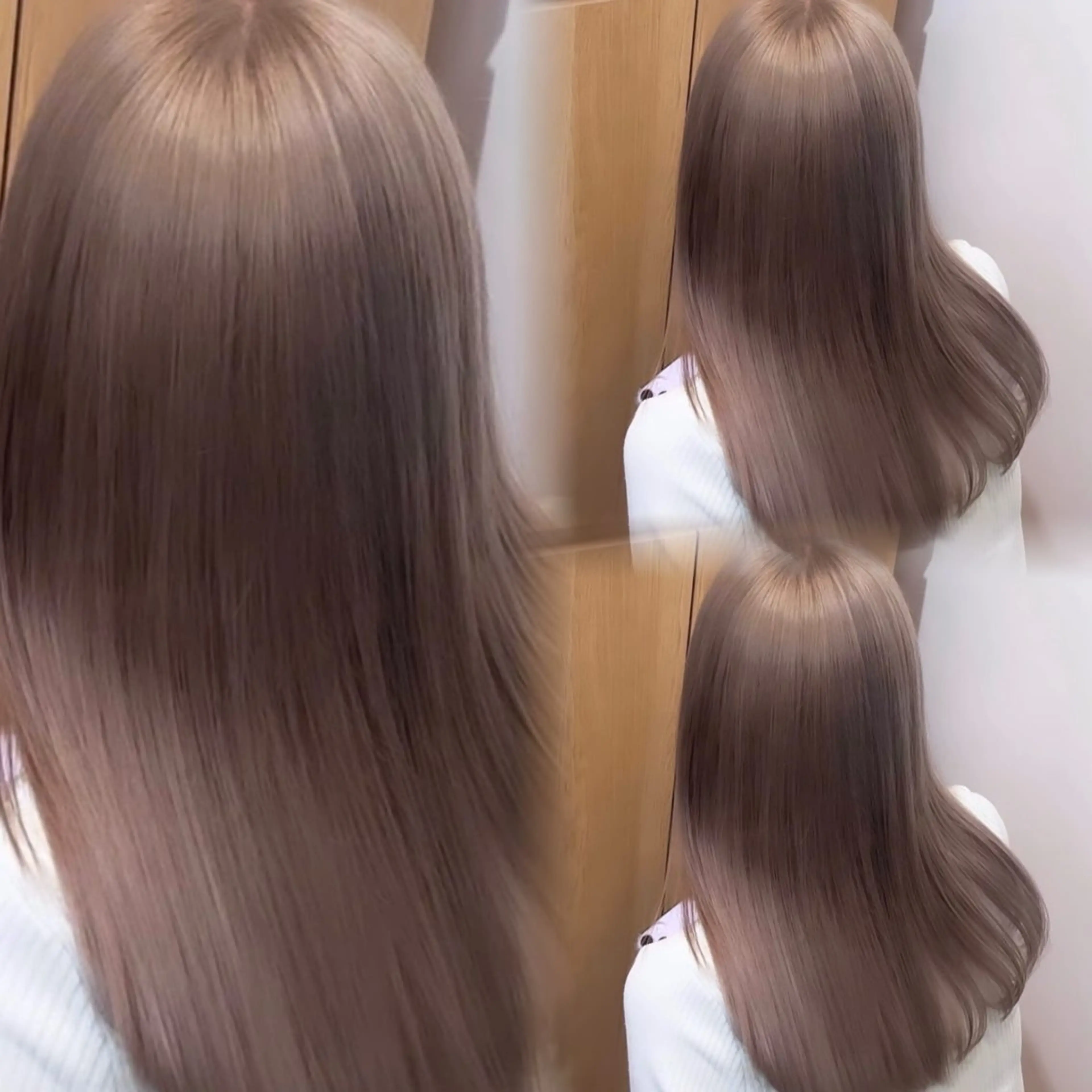 ミディアム カット ヘアカラー トリートメント ✂︎透明感カラー特化 /日和優真✂︎のヘアスタイル