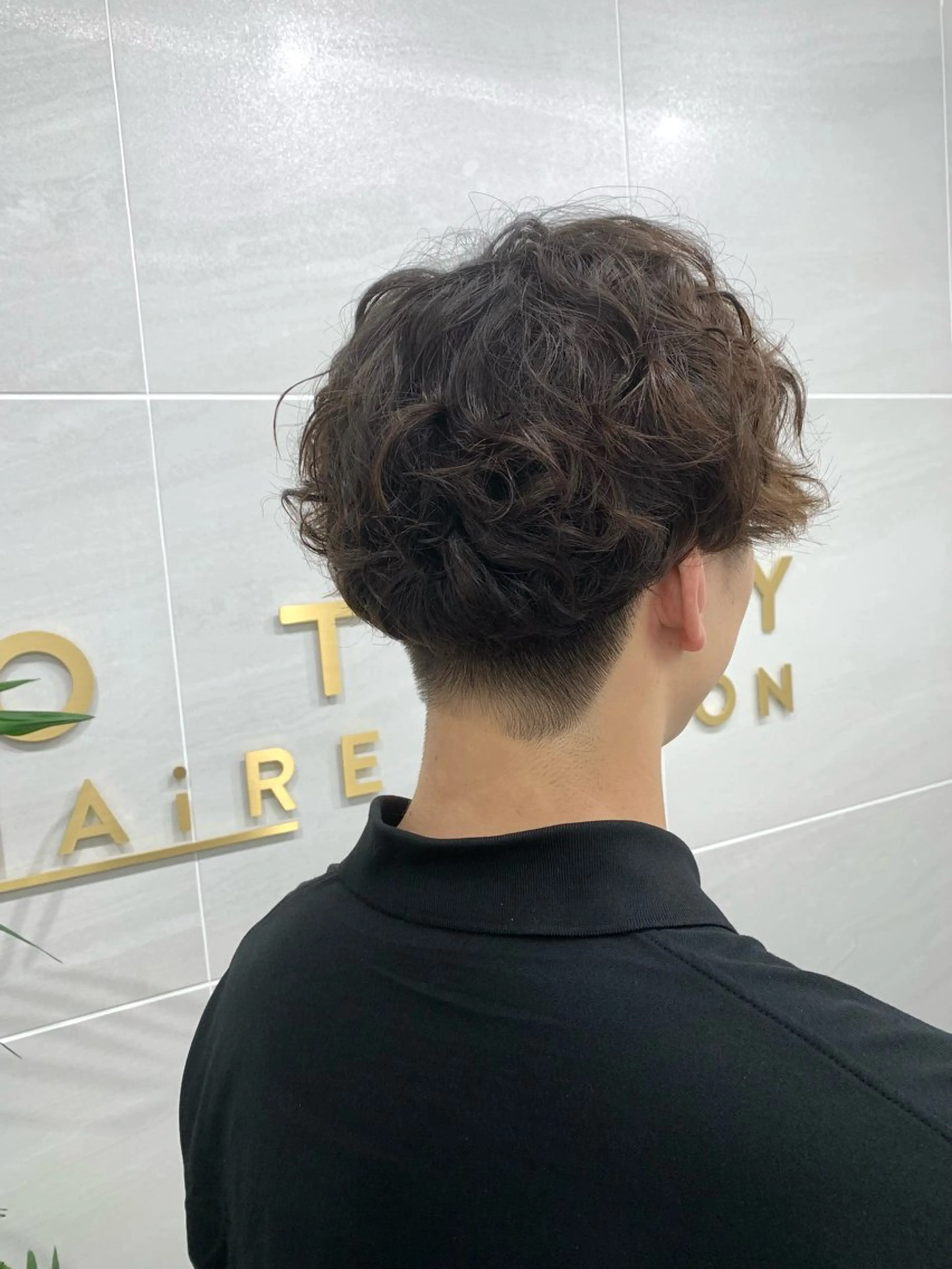 メンズ カット パーマ トリートメント 本格ヘッドスパ🌿 ×ヘア　佐藤のヘアスタイル