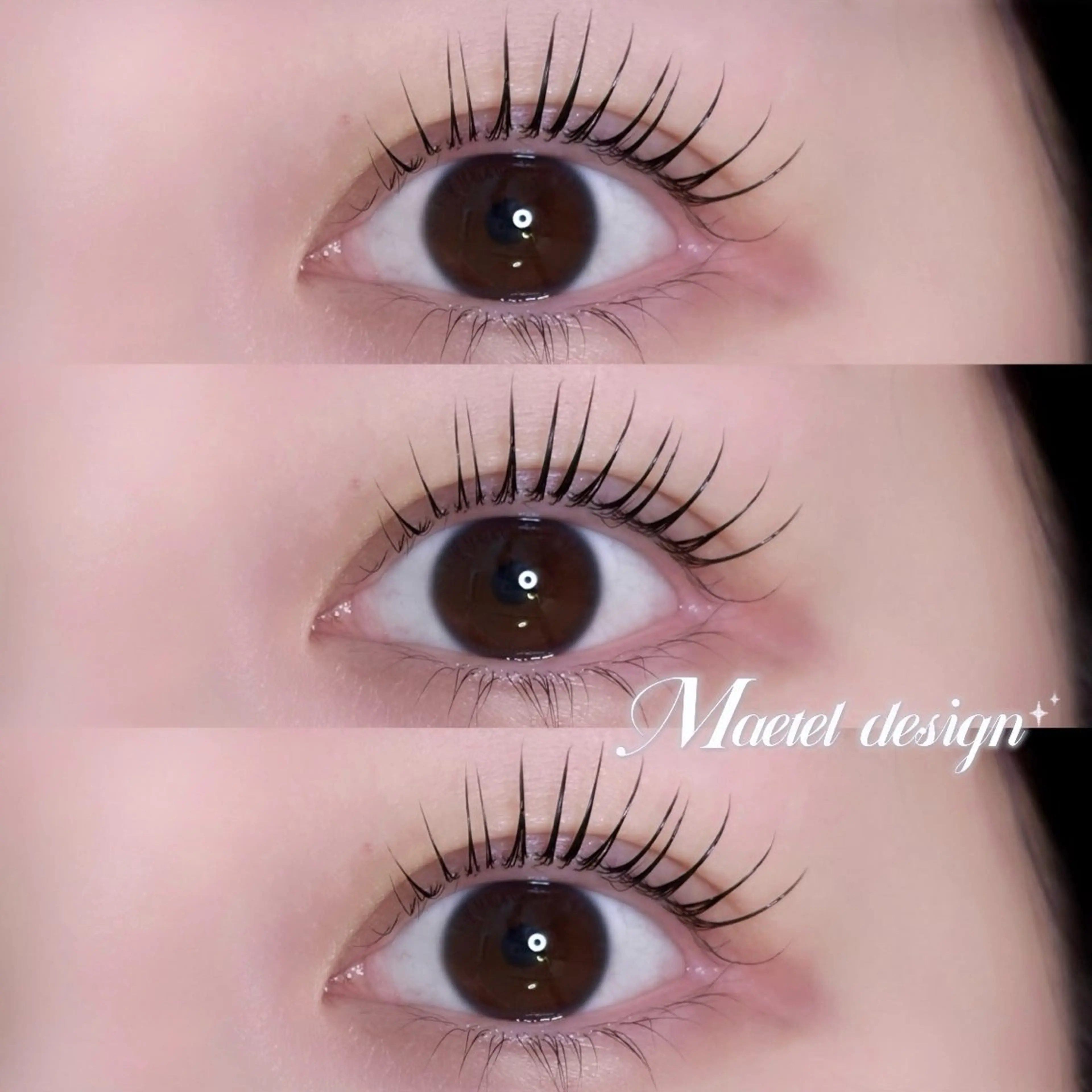 マツエク・マツパ マツパ eyelist asuka💜のマツエク・マツパデザイン