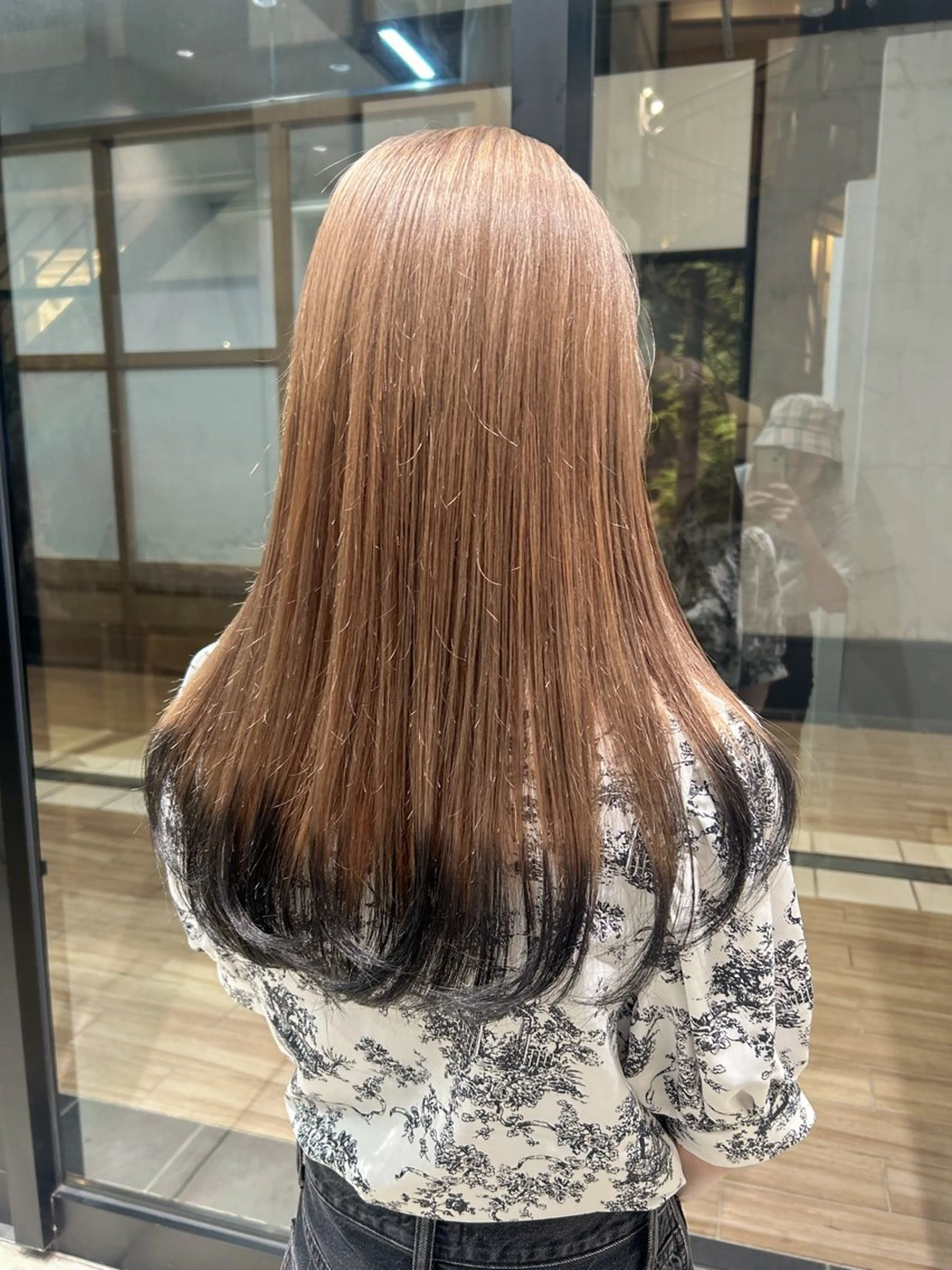 ロング カラー ヘアアレンジ ブリーチ カット ヘアカラー トリートメント yuka .のヘアスタイル