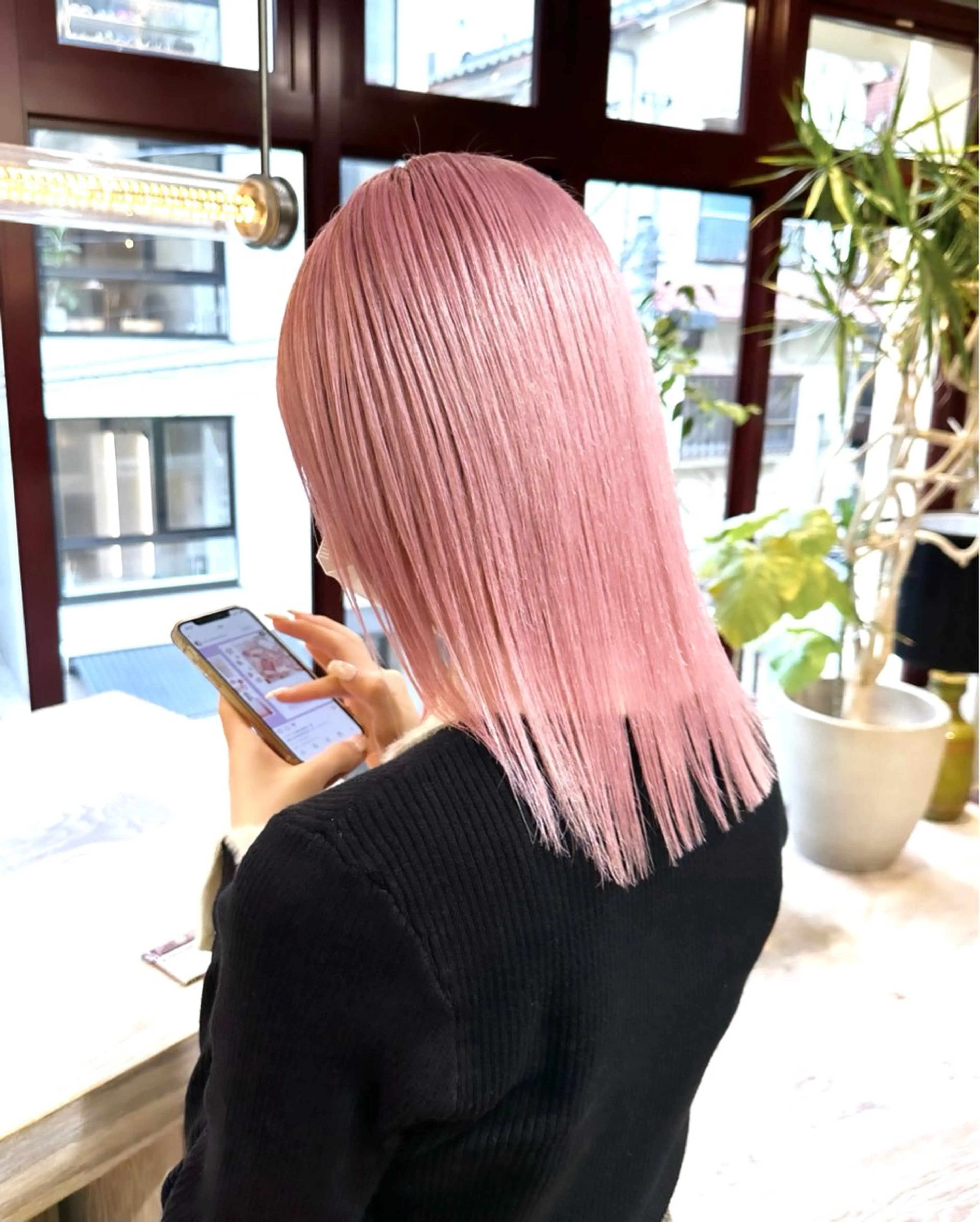 ミディアム ササキカズマ〻透明感 〻色落ち〻赤み消しのヘアスタイル