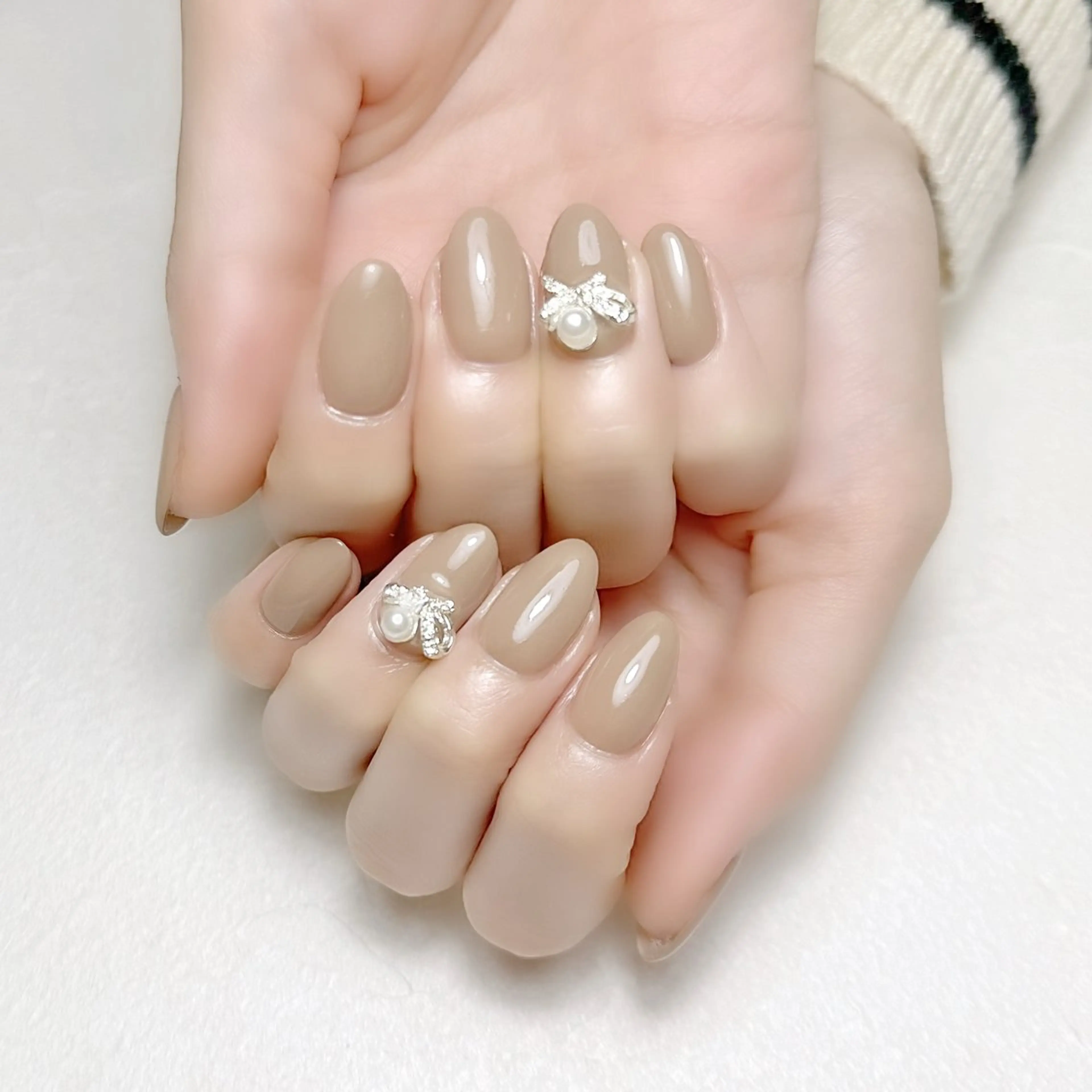 ネイル オフィスネイル ワンカラーネイル 冬ネイル rouse nail RISATOのネイルデザイン