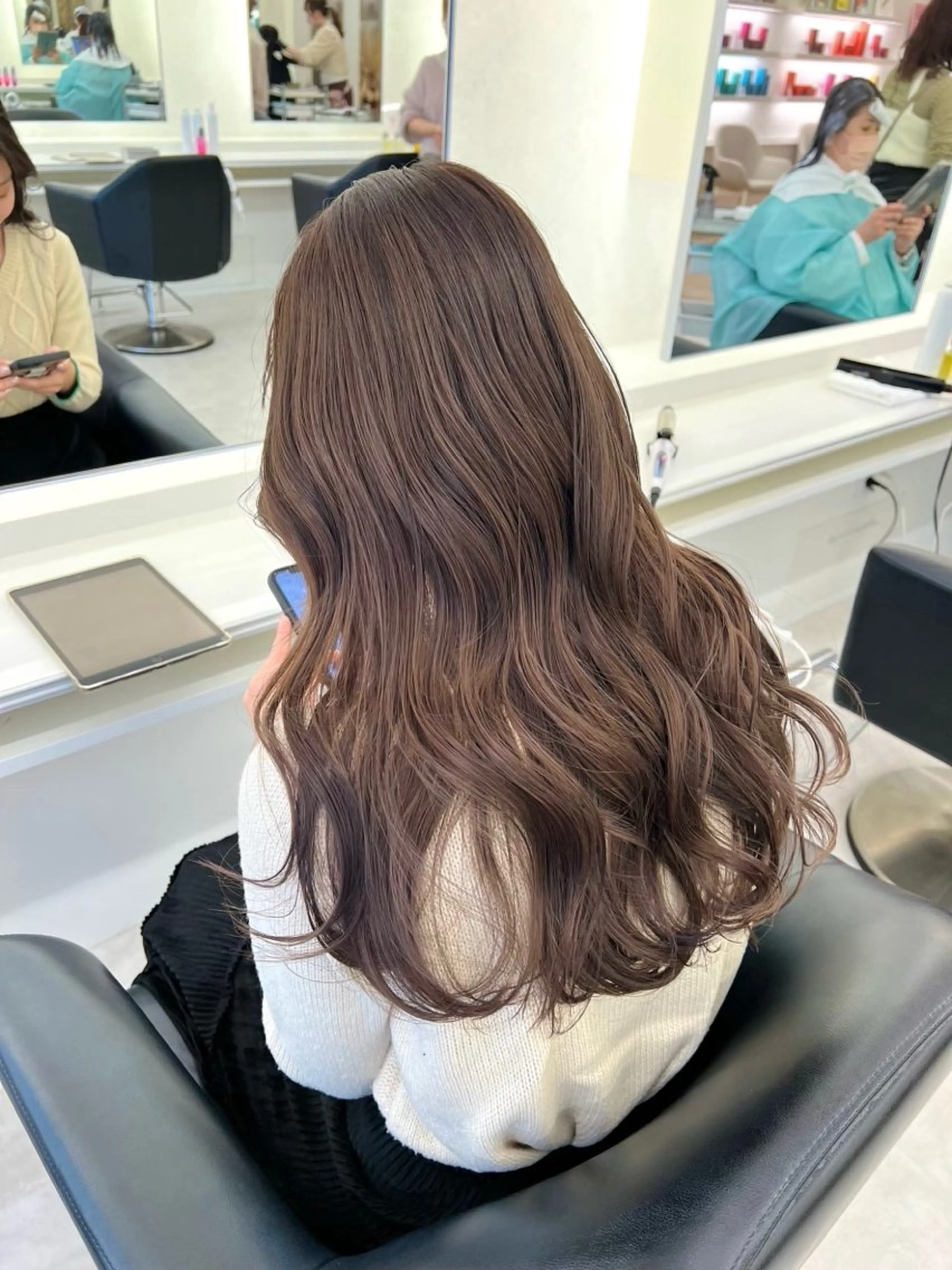 ロング カラー ヘアカラー Parve  Mix 🫧梶川虹のヘアスタイル