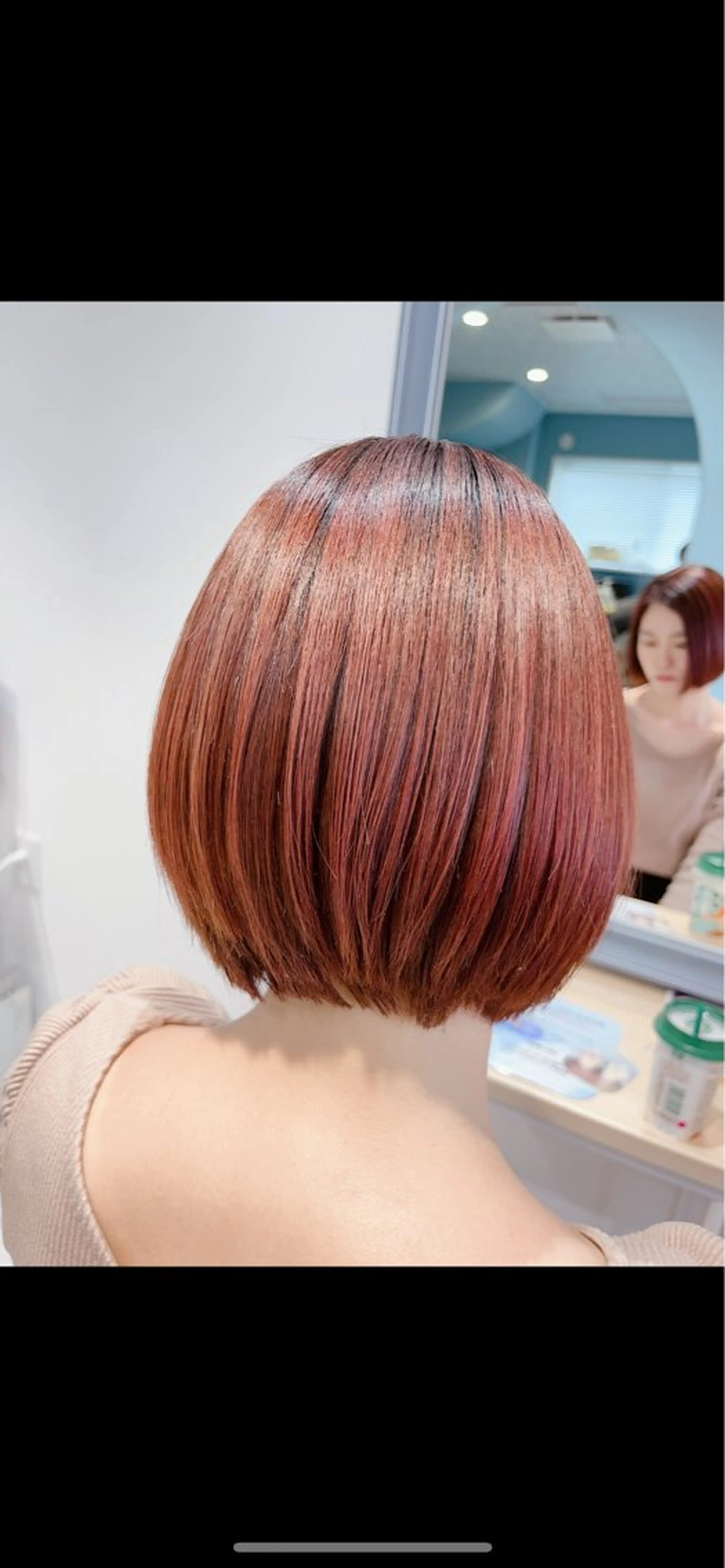 ショート ピンクブラウン ✨️💎山口 真依💎✨️のヘアスタイル