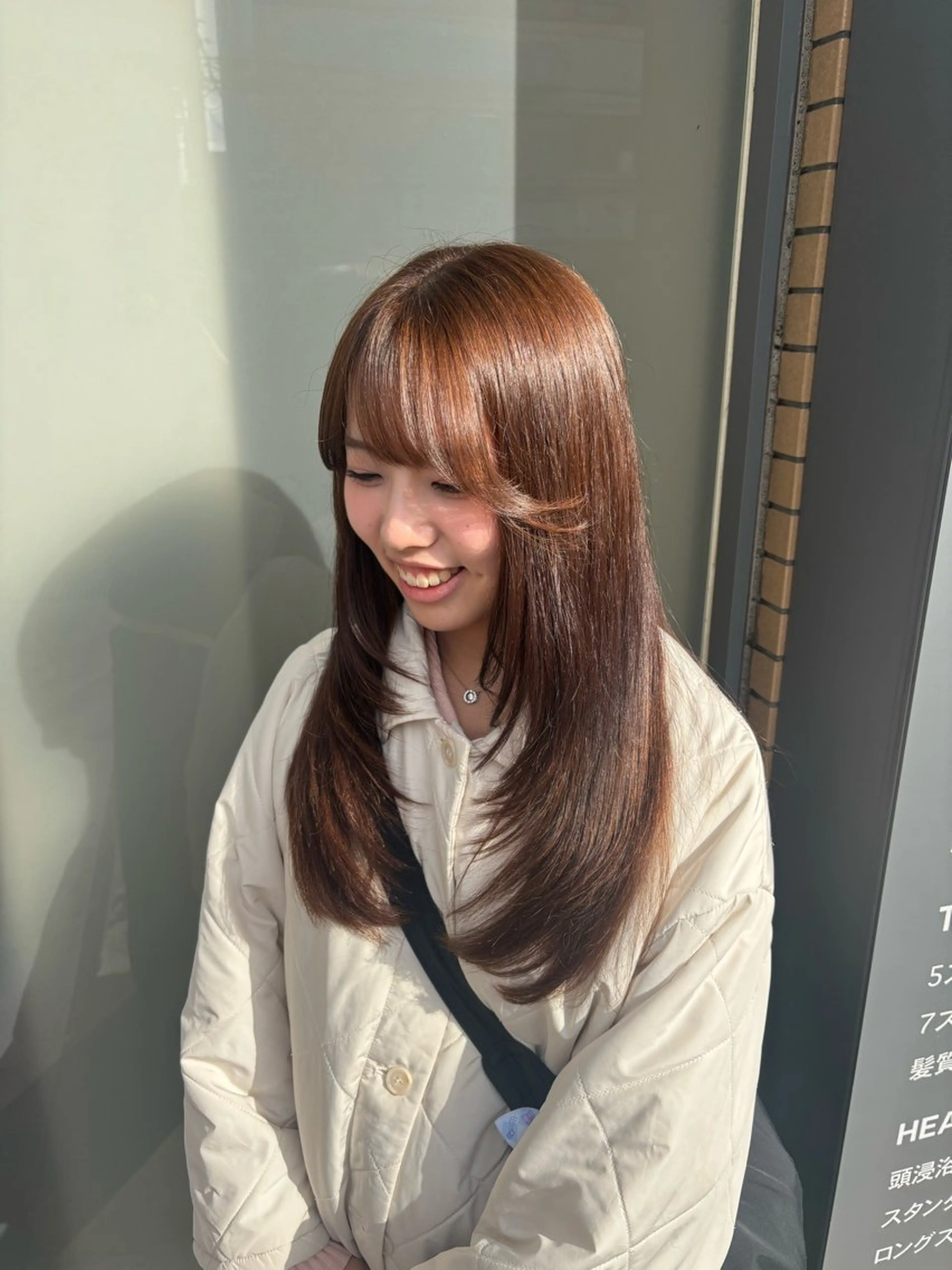 ロング カット ヘアカラー トリートメント ツヤカラー/ KAZAMA❤️✨のヘアスタイル