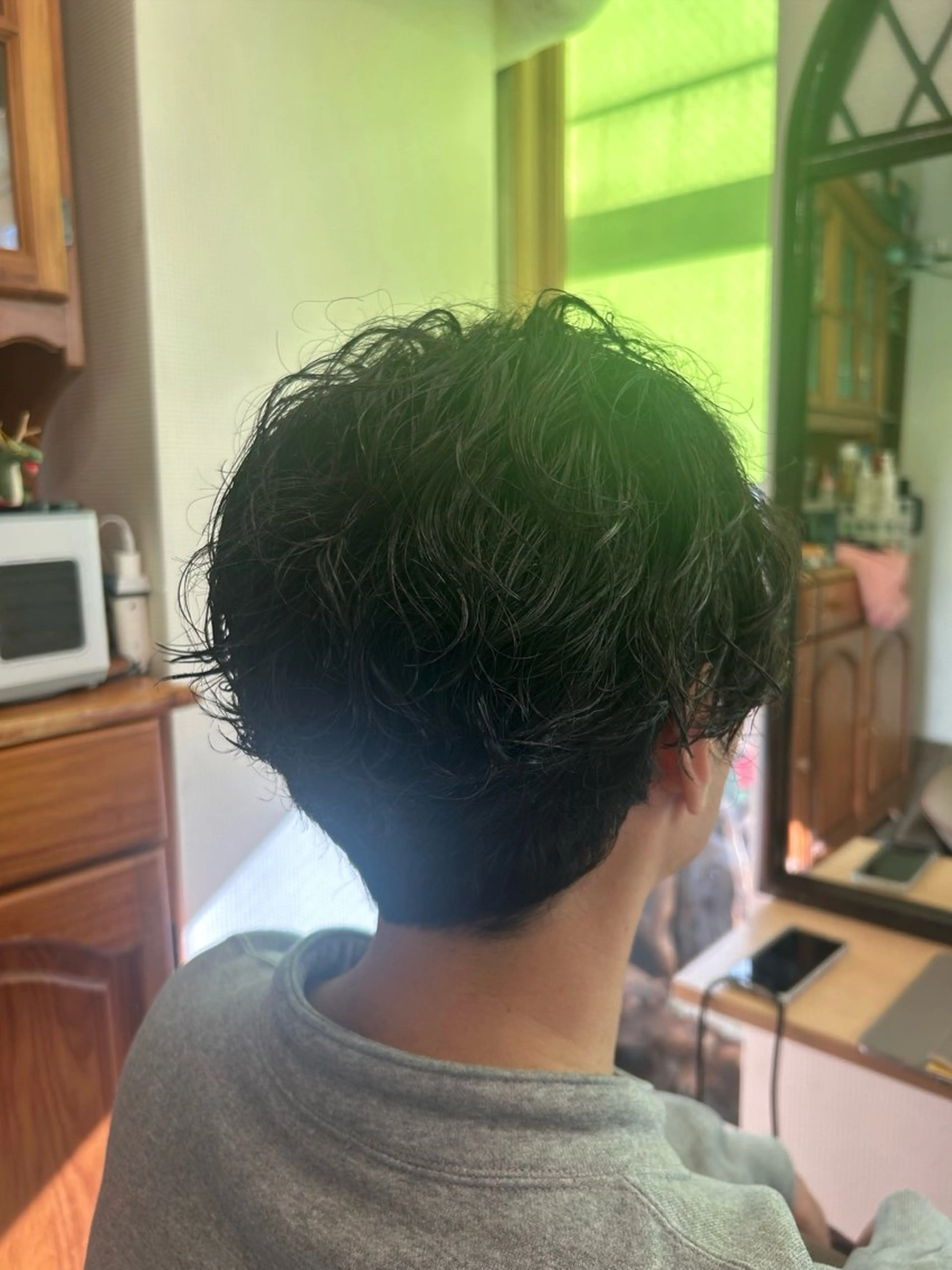 【メンズカット+パーマ】モデル様大募集🍒🙏🏻シャンプーブロー込みの写真