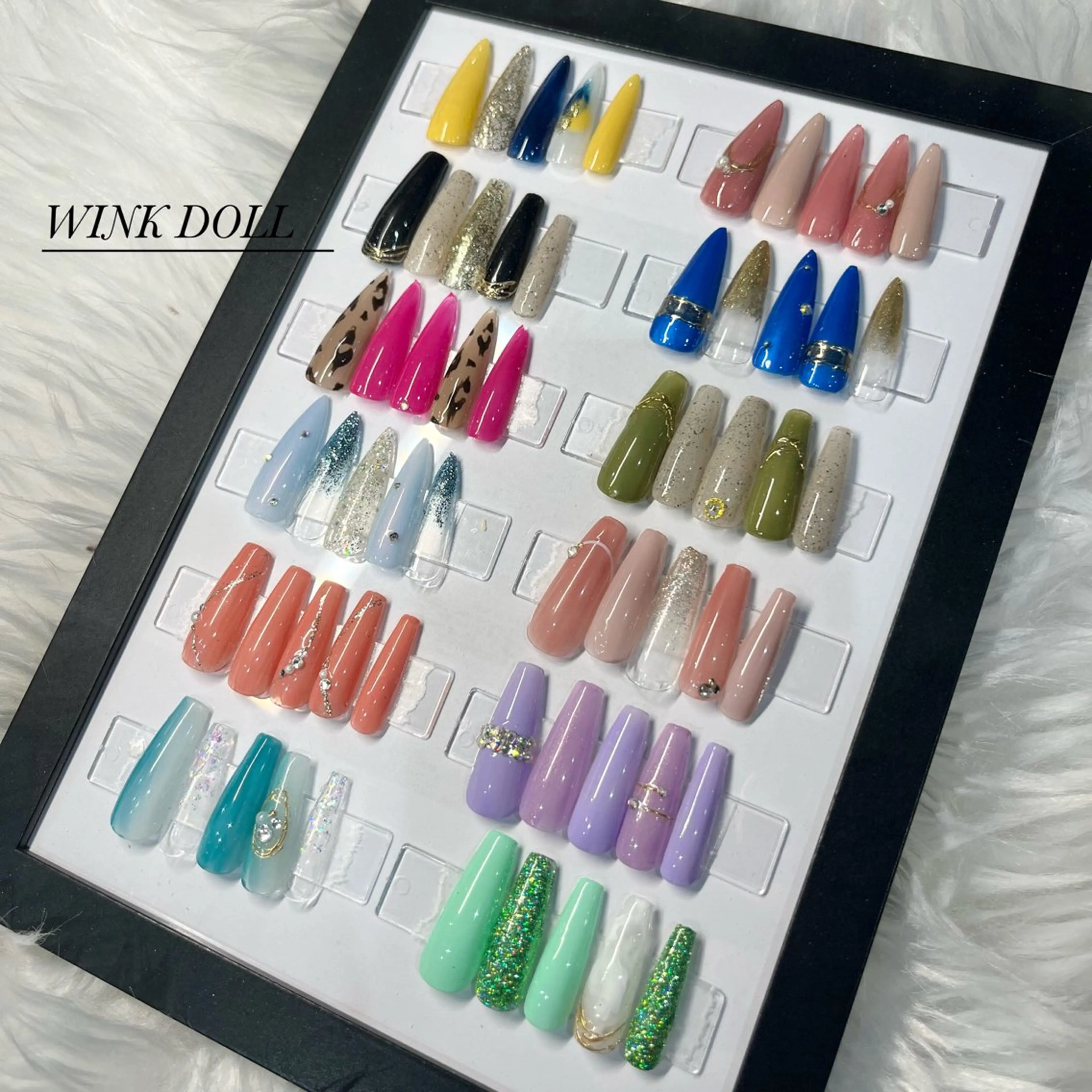 ネイル シンプルネイル WINK DOLL 🌹MARIのネイルデザイン