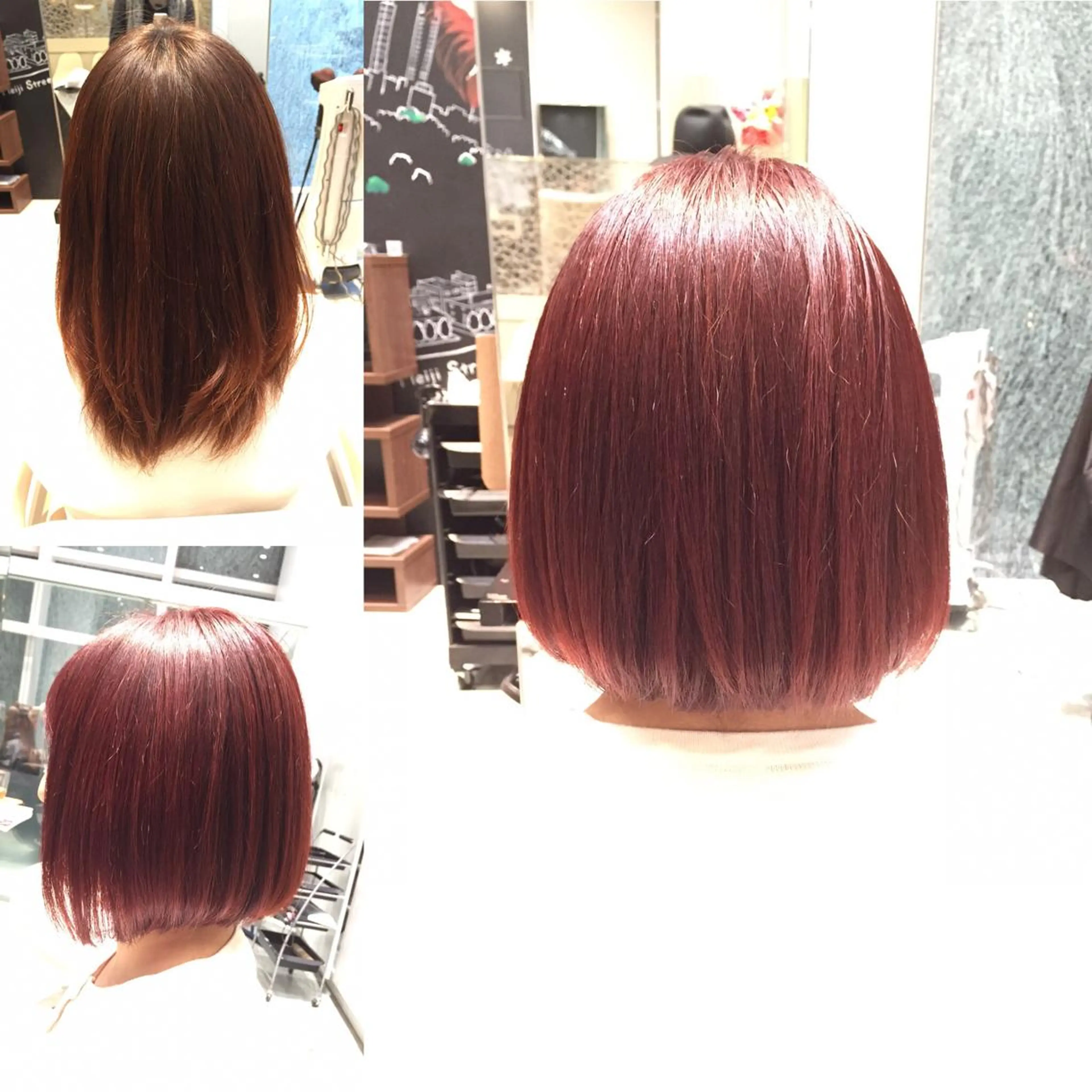 ショート ミディアム カラー イルミナカラー Re:ta KANZOのヘアスタイル