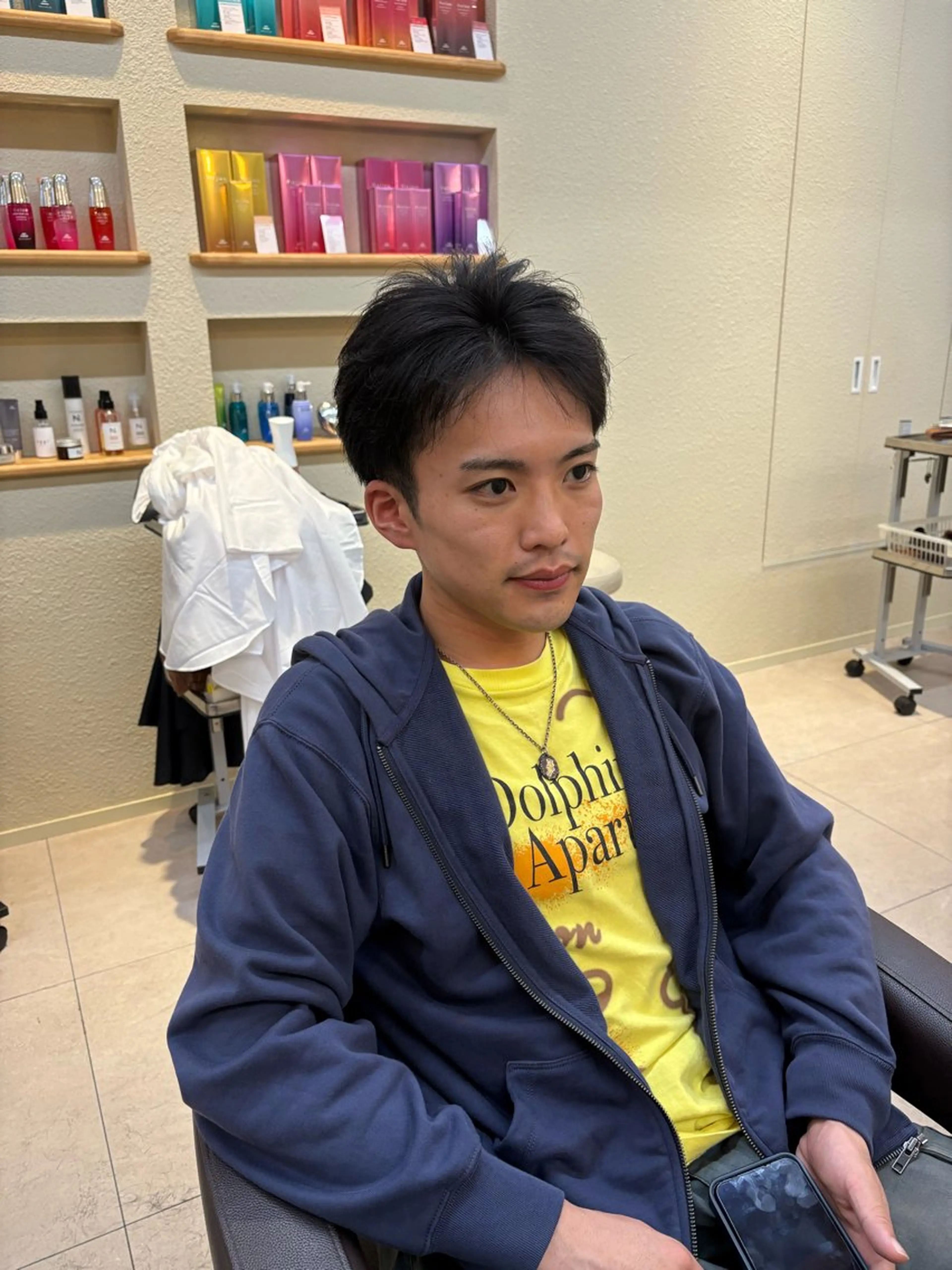 メンズ oggi西新所属・ゆい/メンズカット/ ショート/レイヤーのヘアスタイル