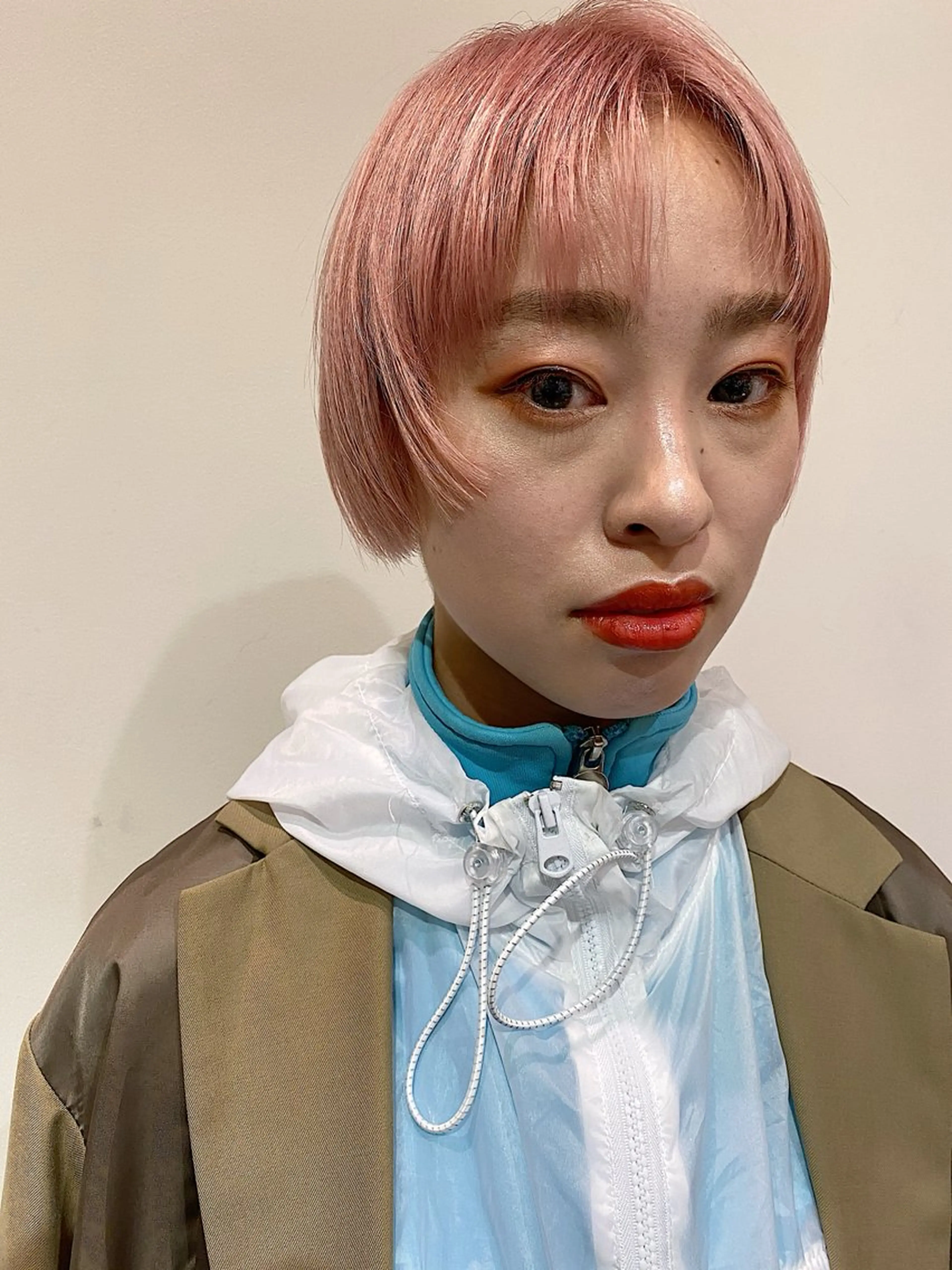 ショート レイヤーカット/ パーマ/鎌田実奈歩のヘアスタイル