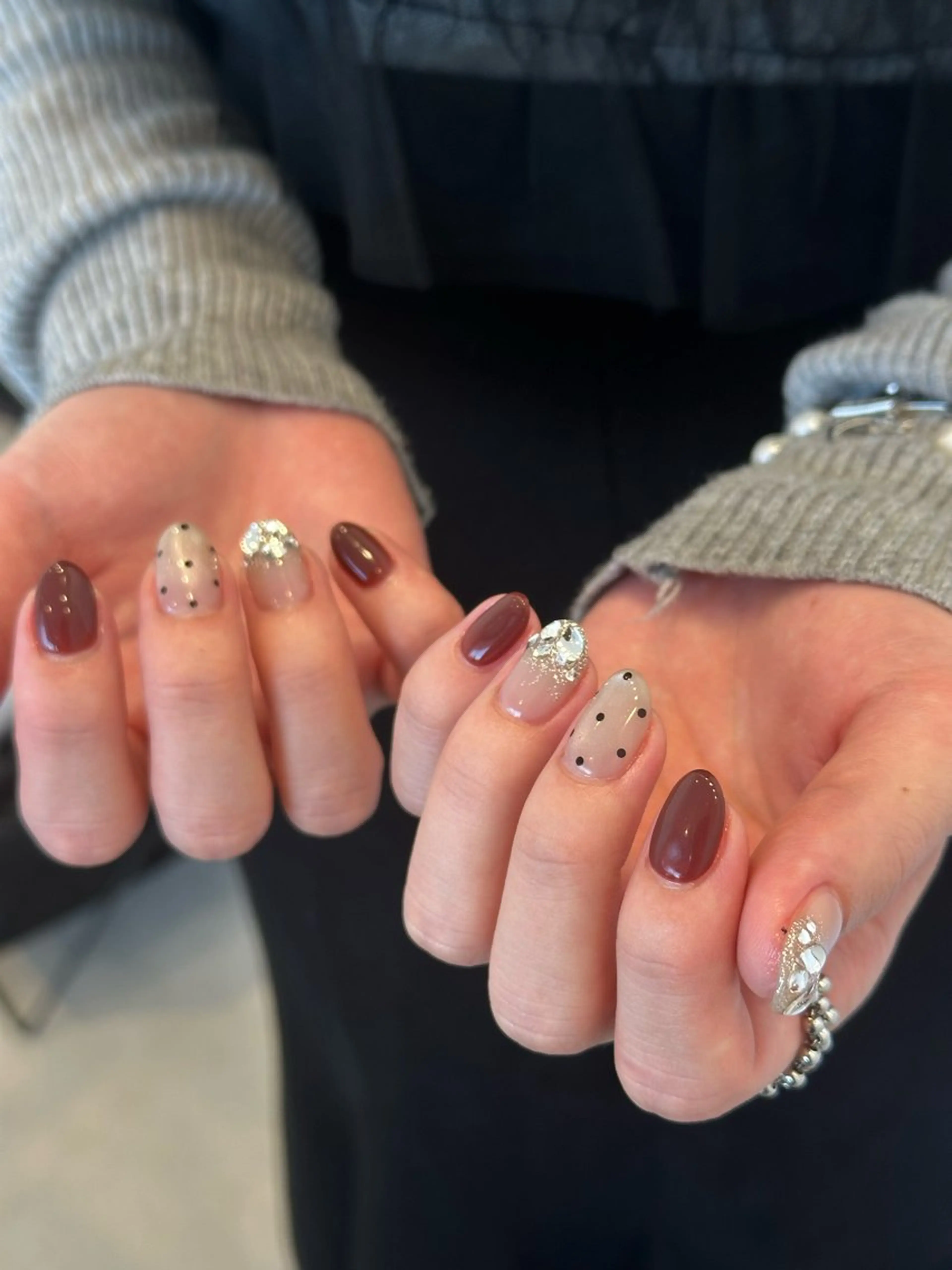 ネイル ハンドネイル COIN  nail hinataのネイルデザイン