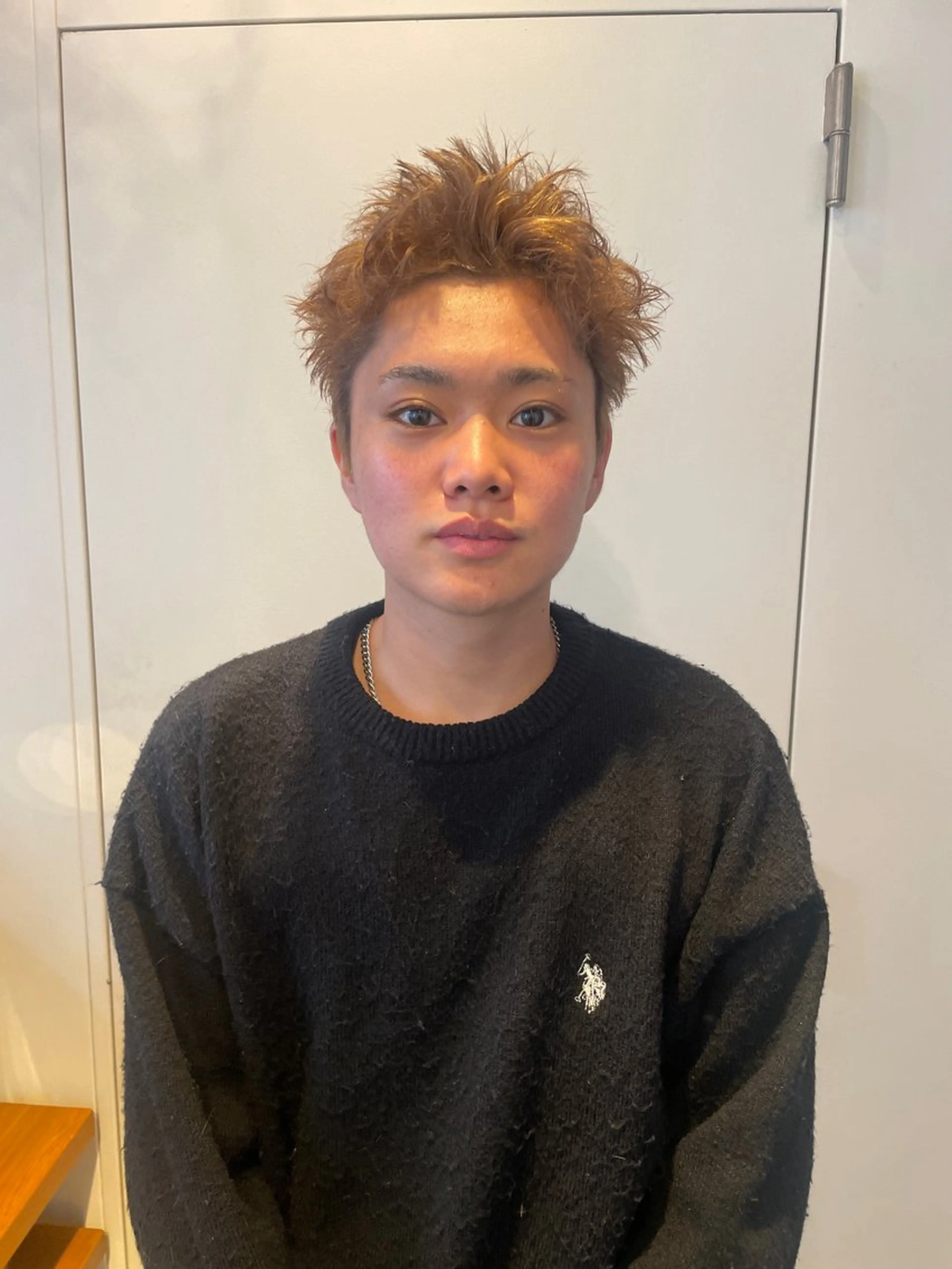 ショート カラー メンズ RIN／韓国ヘア レイヤーカットのヘアスタイル