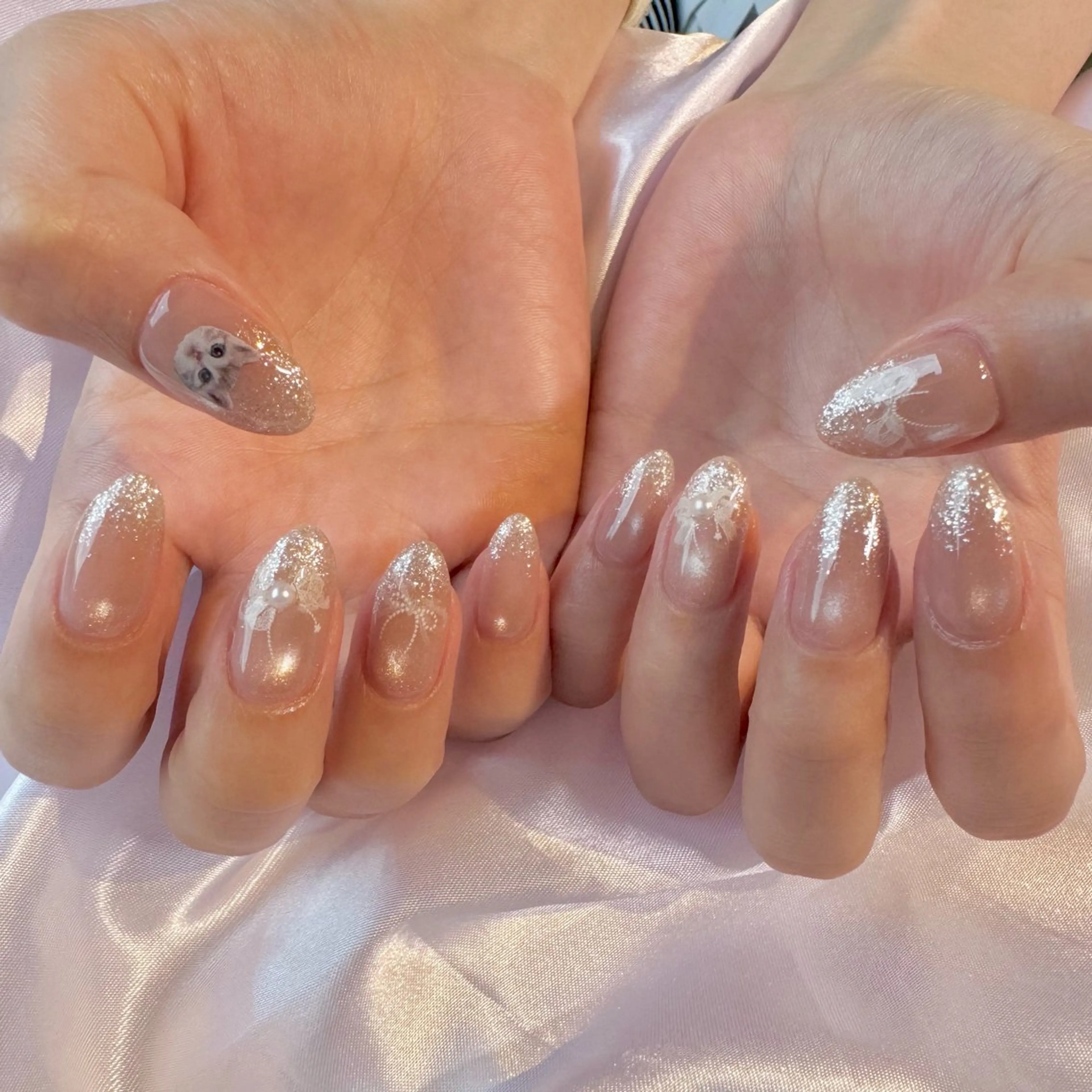 ネイル ワンホンネイル ハンドネイル nail salon e'mu💐のネイルデザイン