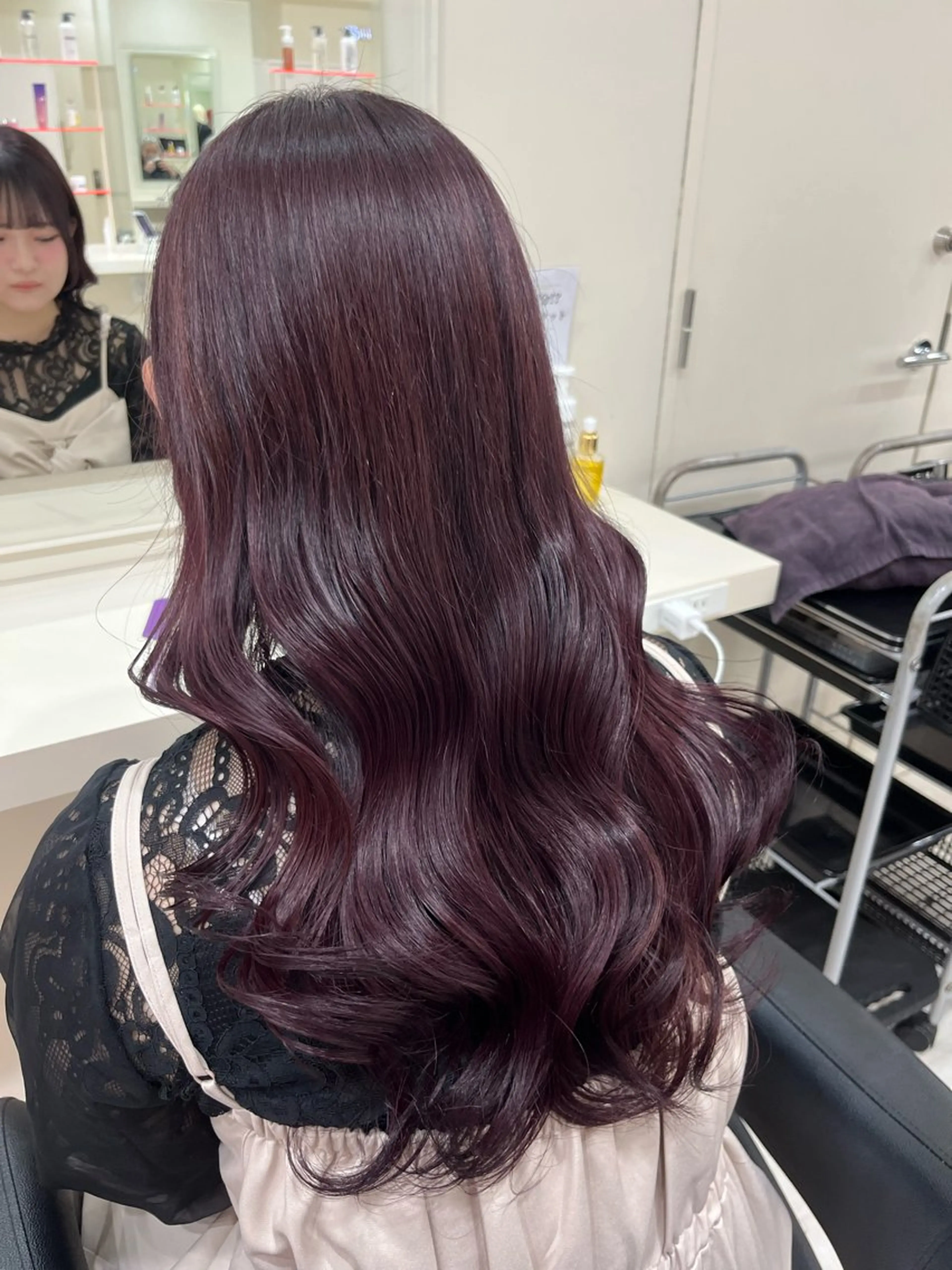 カラー カット ヘアカラー ヘッドスパ ヘアセット 🍒暖色カラー🍒 YUUNAのヘアスタイル