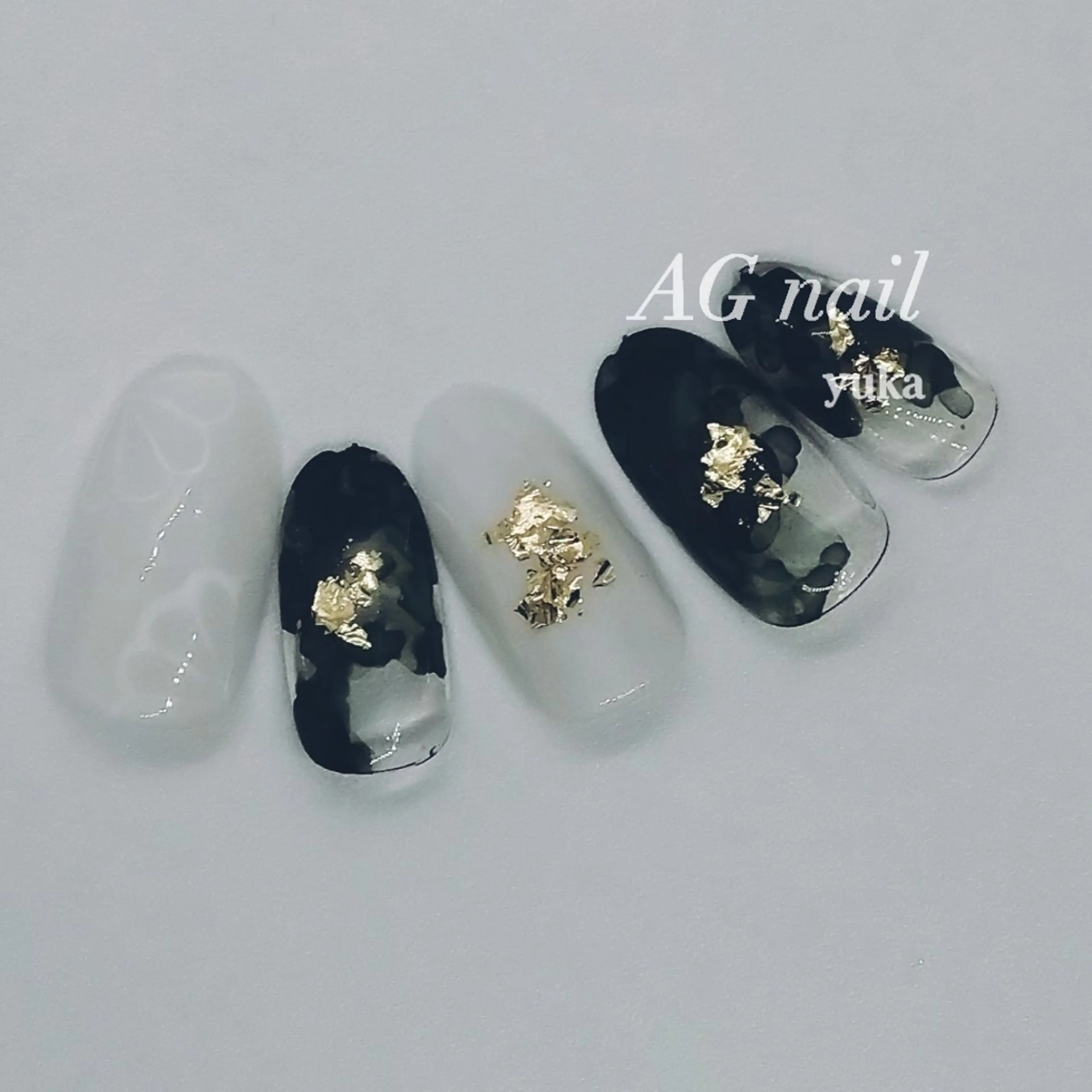 ネイル 成人式 AG nail 〚　yuka　〛のネイルデザイン