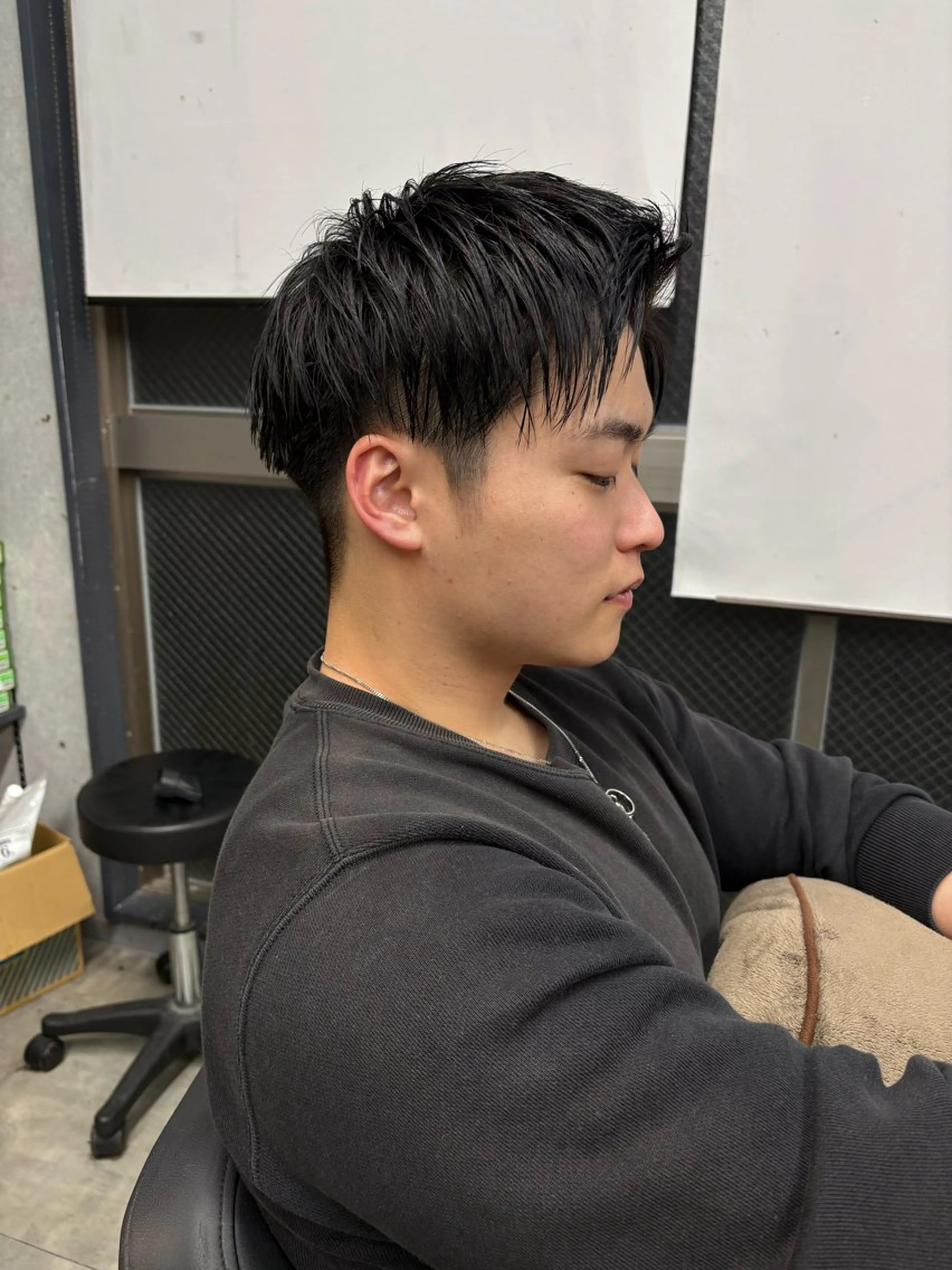 ショート カラー メンズ CIEN gold所属・鈴木 朱音のヘアスタイル