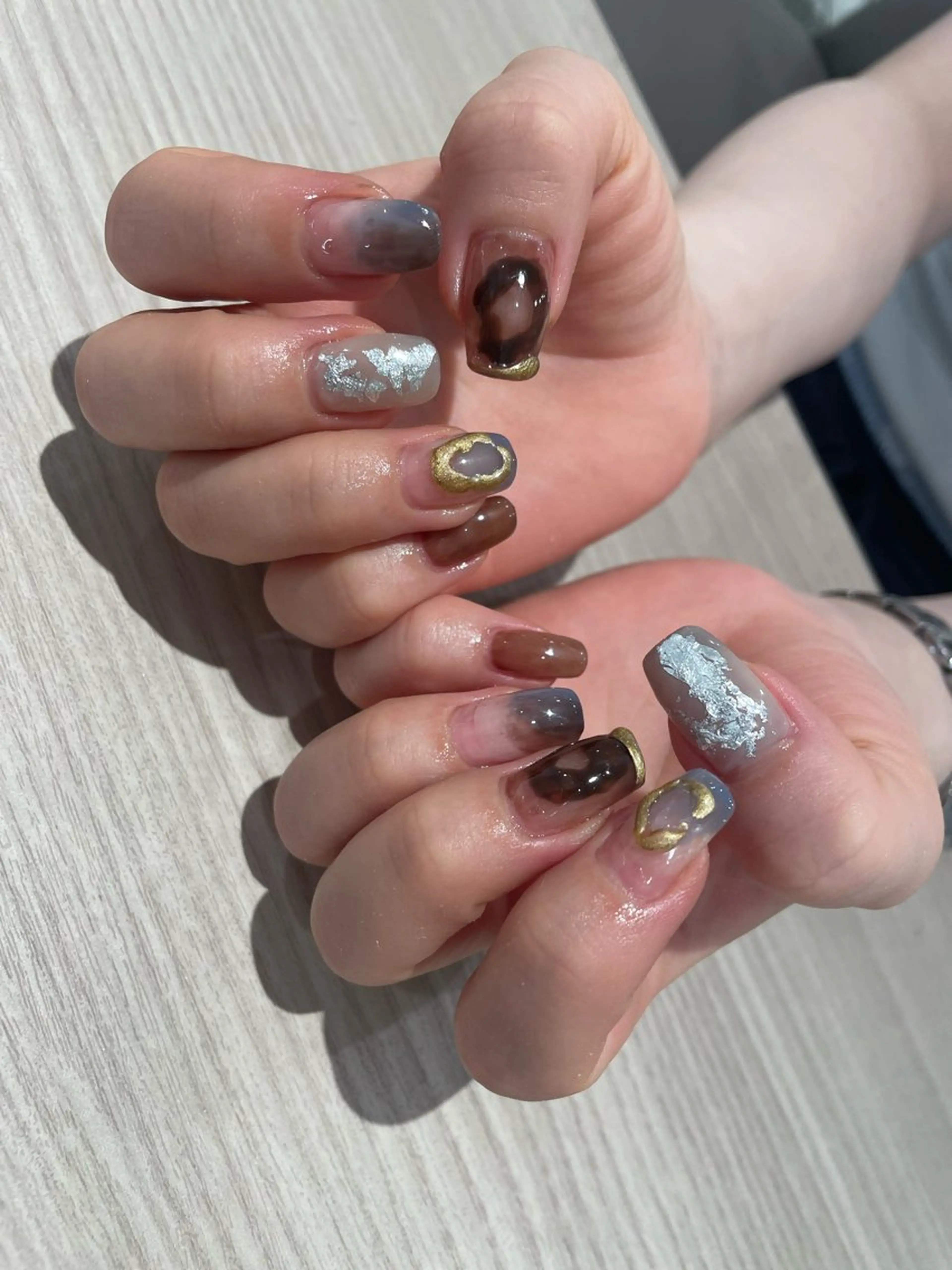 ミディアム ハンドネイル mallee nailのネイルデザイン