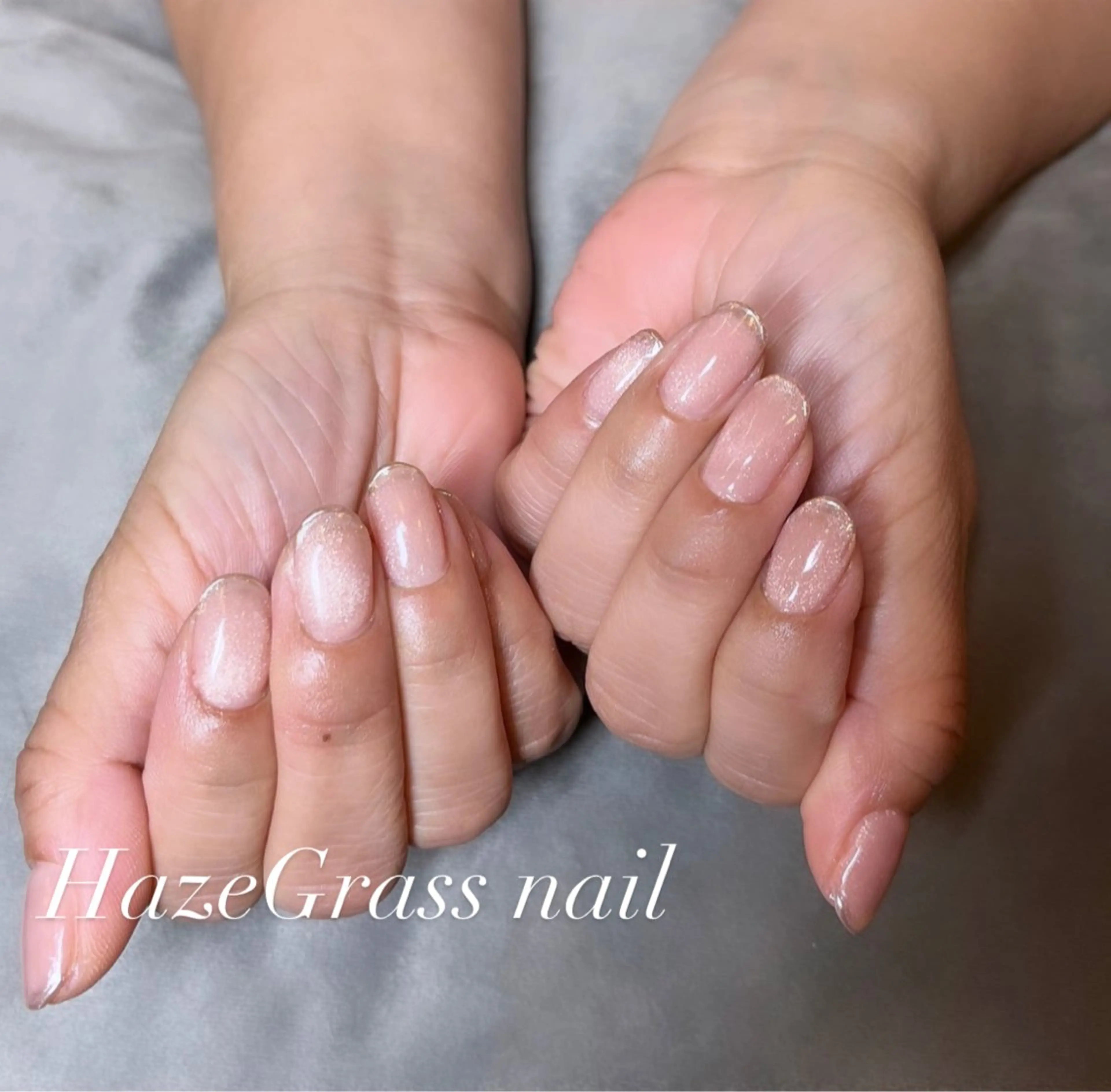 ミディアム HazeGrass NAILのネイルデザイン