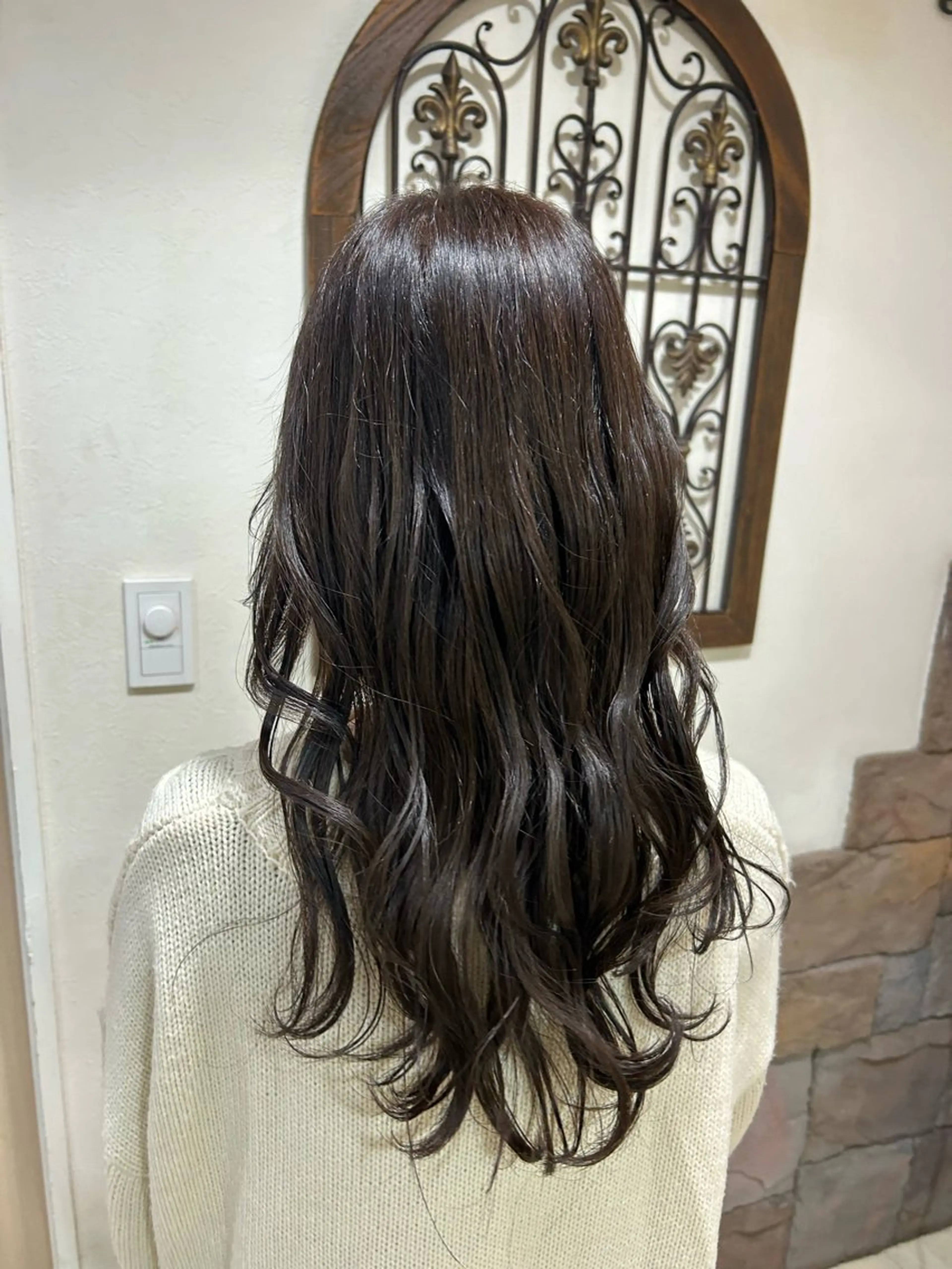 セミロング ヘアカラー ブリーチカラー/原宿 /髪質改善/shinのヘアスタイル