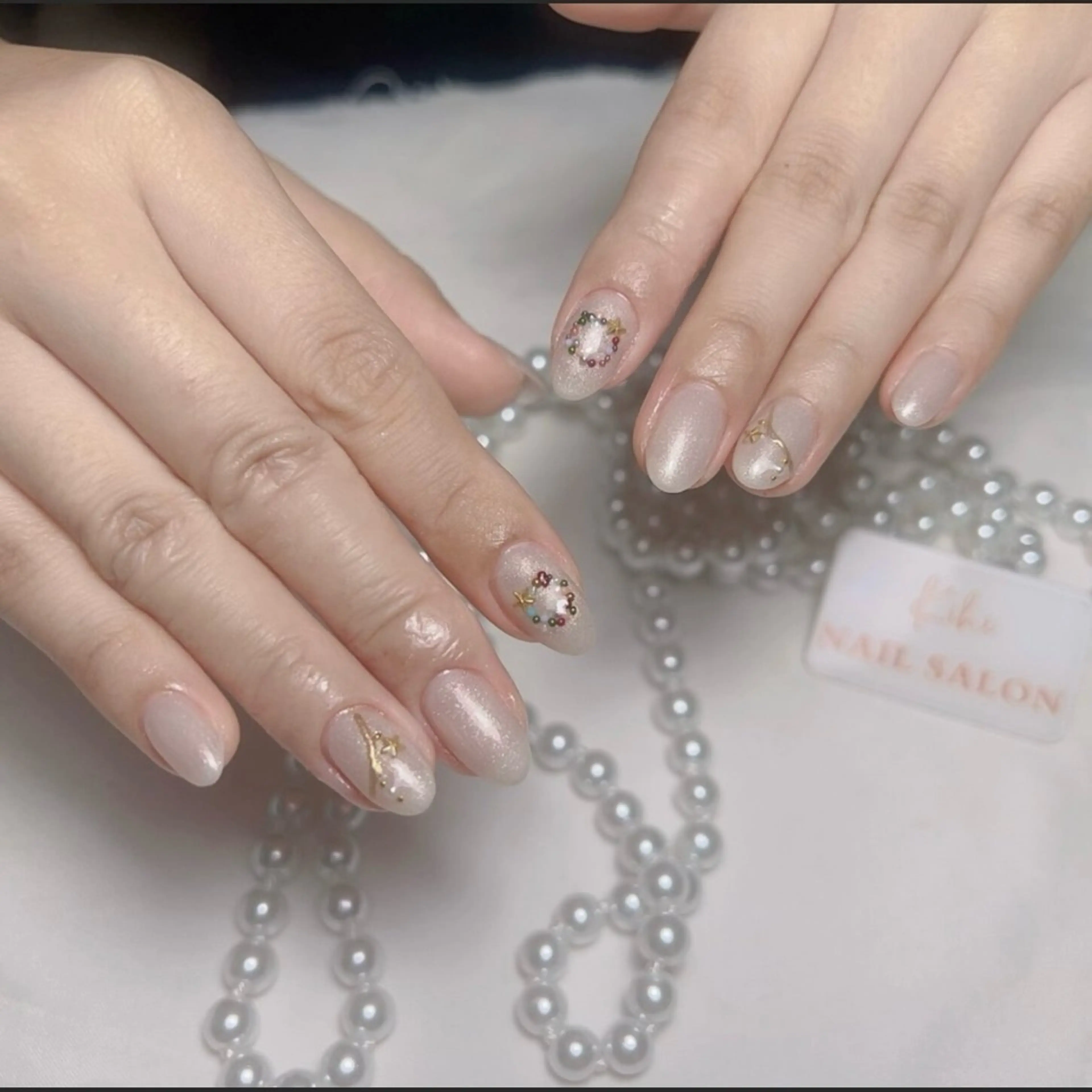 ネイル アートネイル フレンチネイル ジェルネイル グラデーション 韓国ネイル ハンドネイル ハンドケア さくら💮💮 【オフ無料】のネイルデザイン