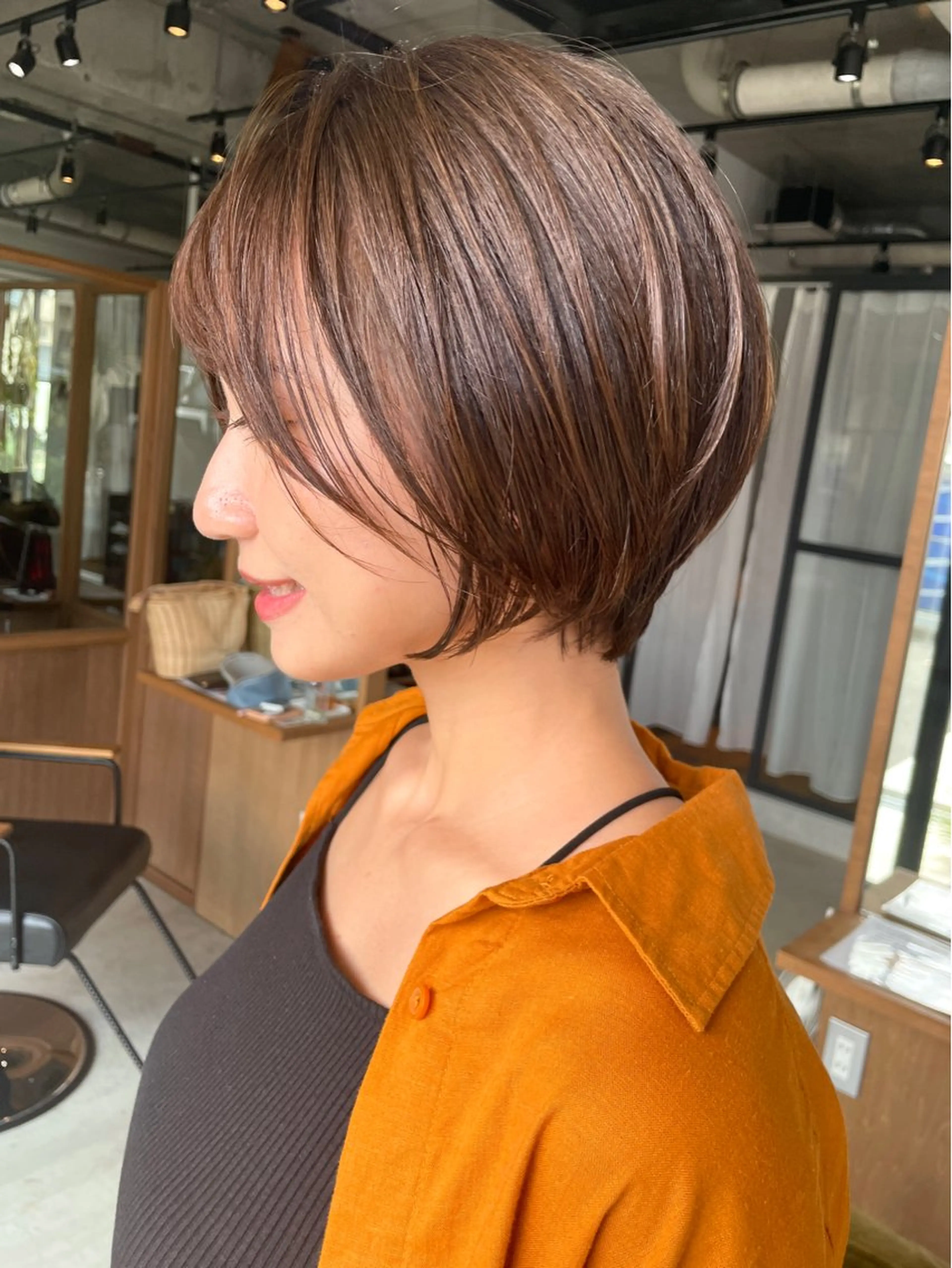 ショート カット トリートメント ヘッドスパ FERIA池田 田岡啓佑のヘアスタイル