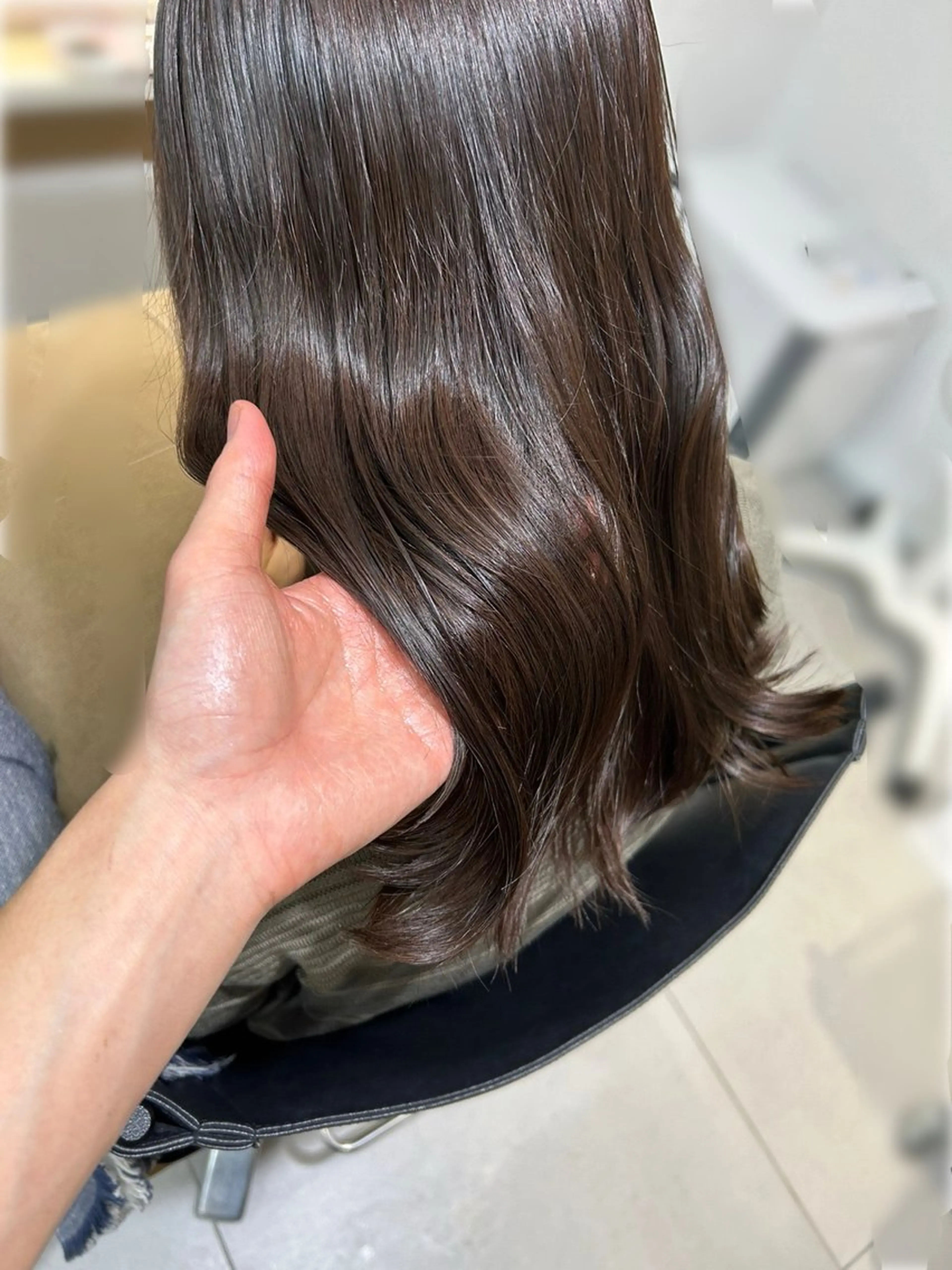 セミロング カラー ブラウンカラー 透明感カラー ヘアカラー トリートメント 🌿池袋ボブ/美髪 縮毛矯正taigaのヘアスタイル