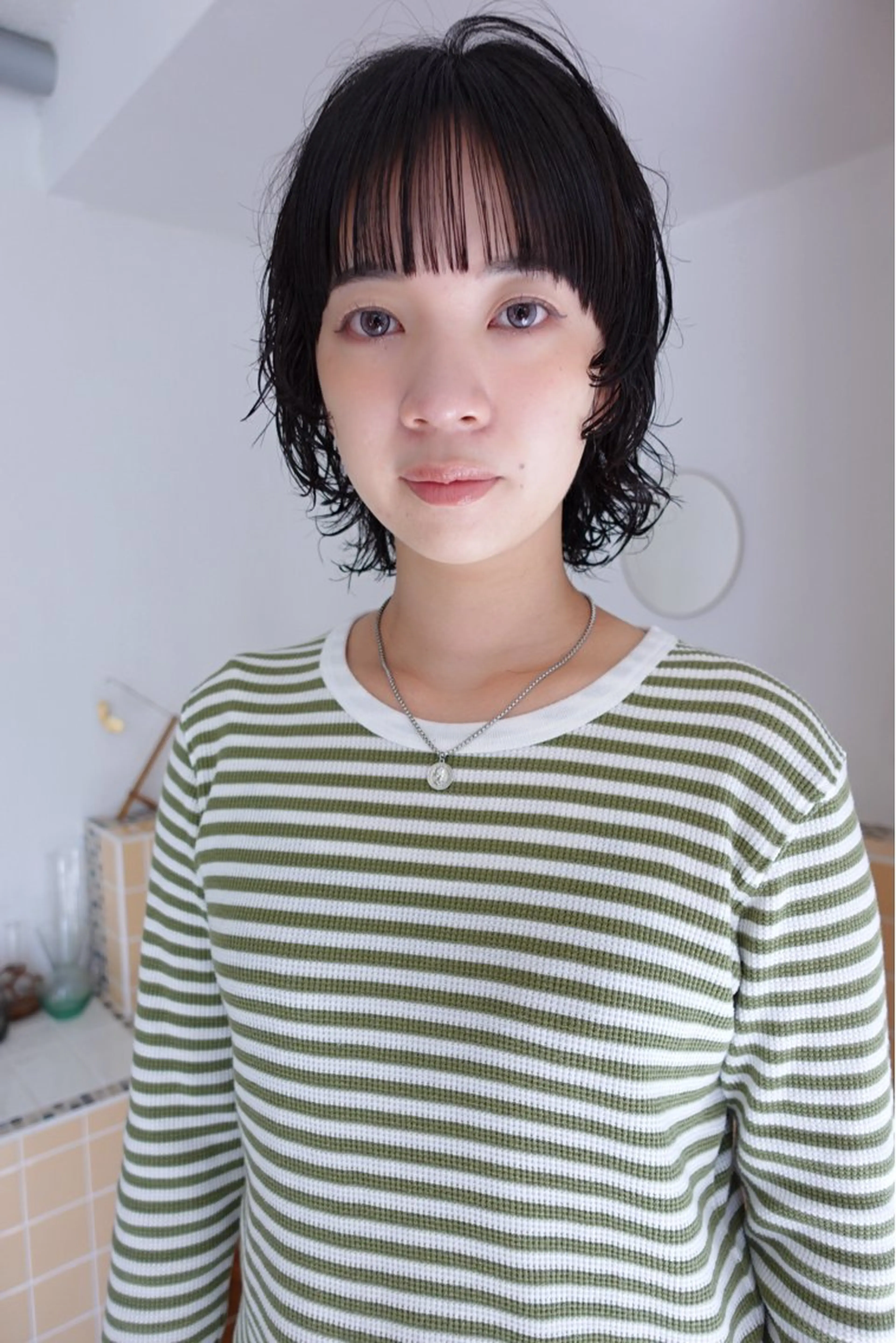 ショート パーマ カット パーマ sakura🌸 レイヤー/韓国ヘアのヘアスタイル