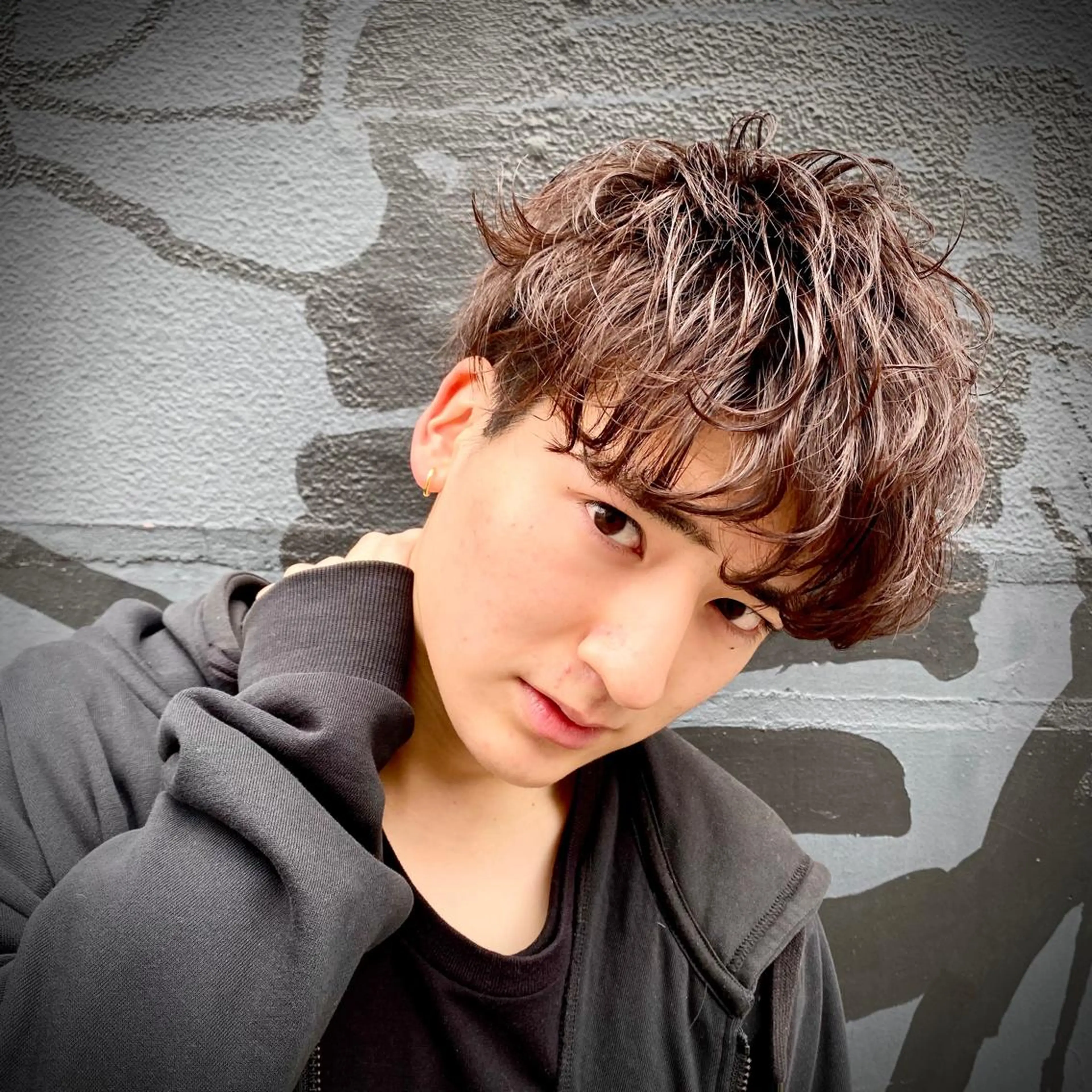 カラー パーマ メンズ カット ヘアカラー ヘアセット メンズブリーチカラー /パーマ ごーた立川のヘアスタイル