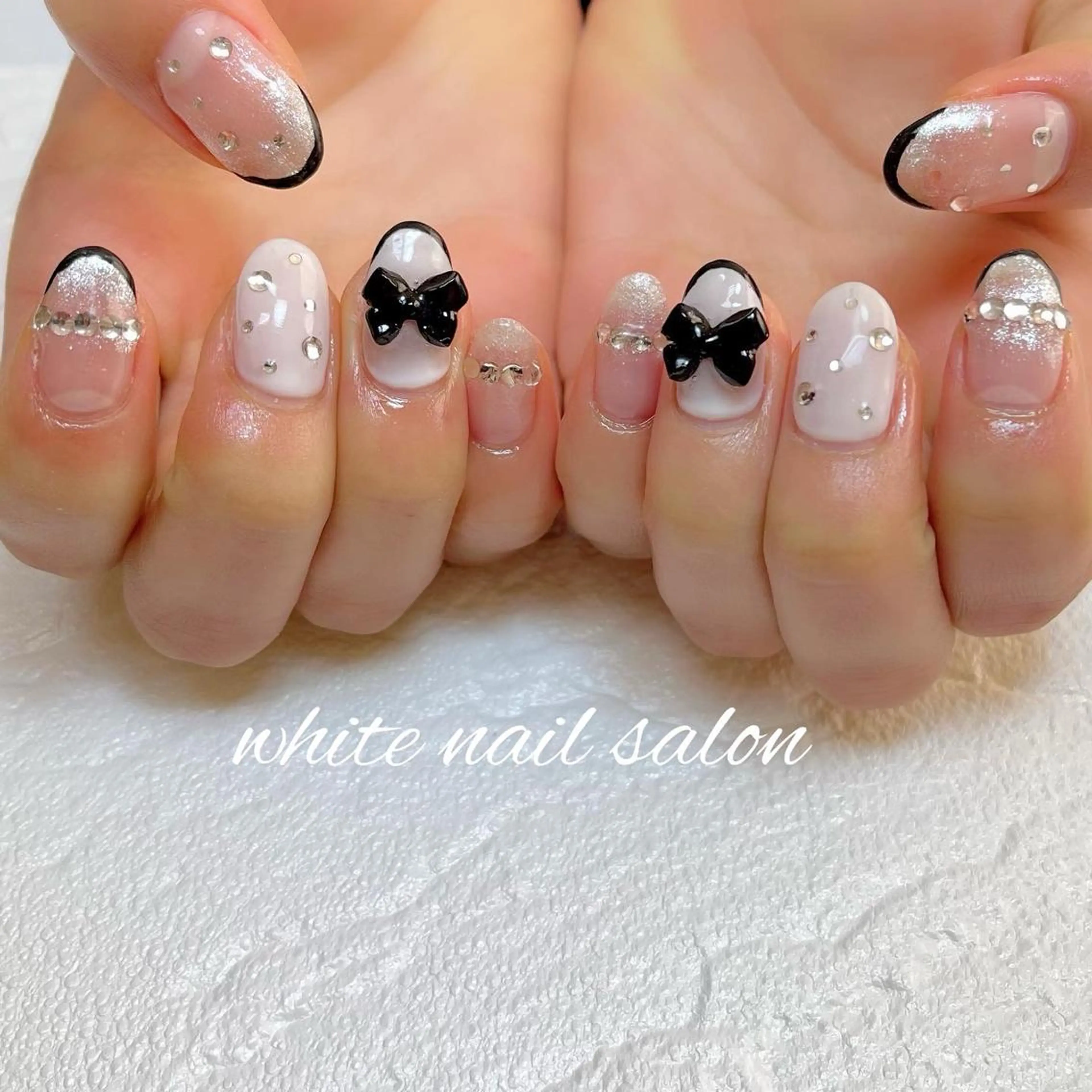 ネイル フットネイル ジェルネイル ハードジェル ラメ(グリッター) 持ち込み ハンドネイル white nail salonのネイルデザイン