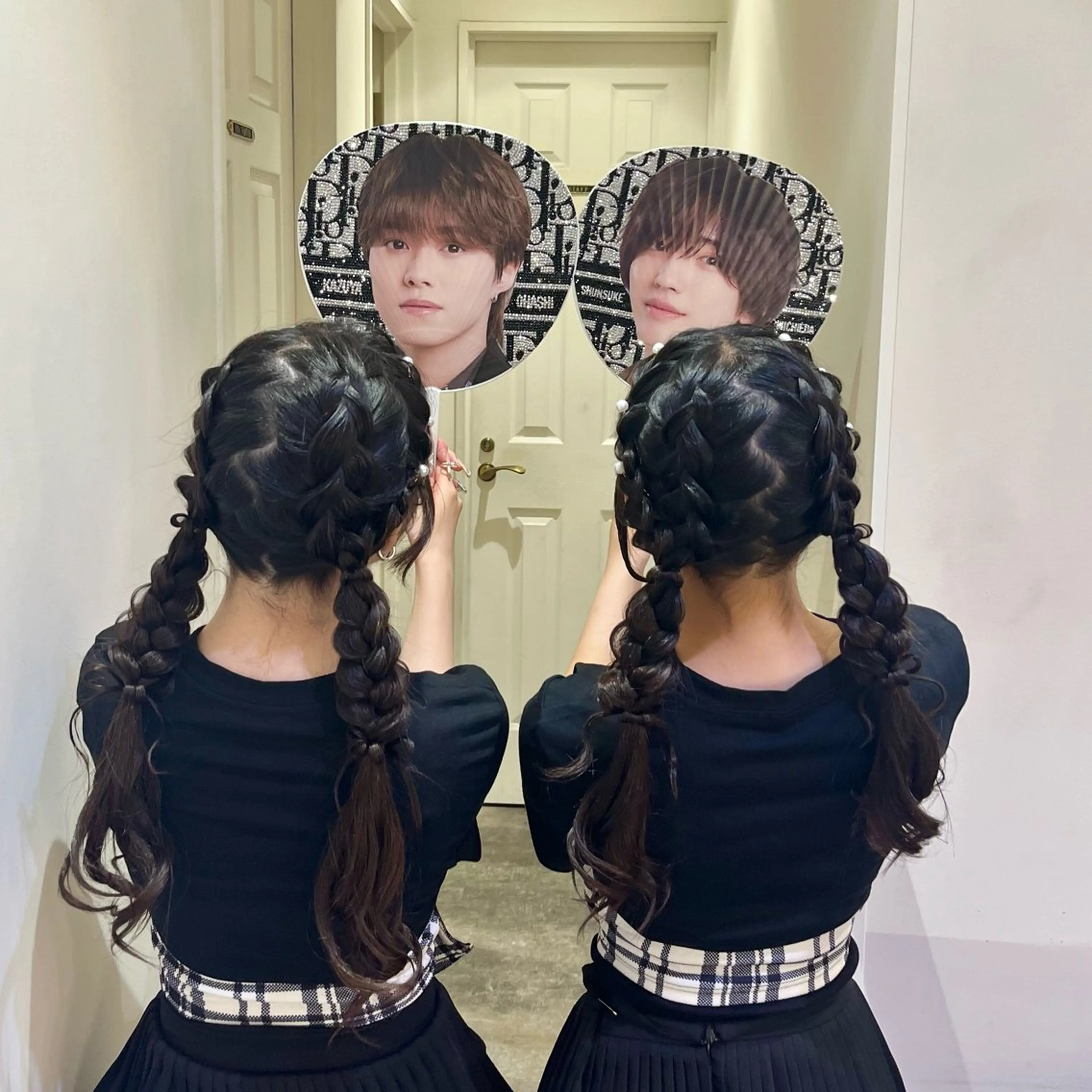 ヘアアレンジ エクステ🎀 暖色カラー🎀amiのヘアスタイル