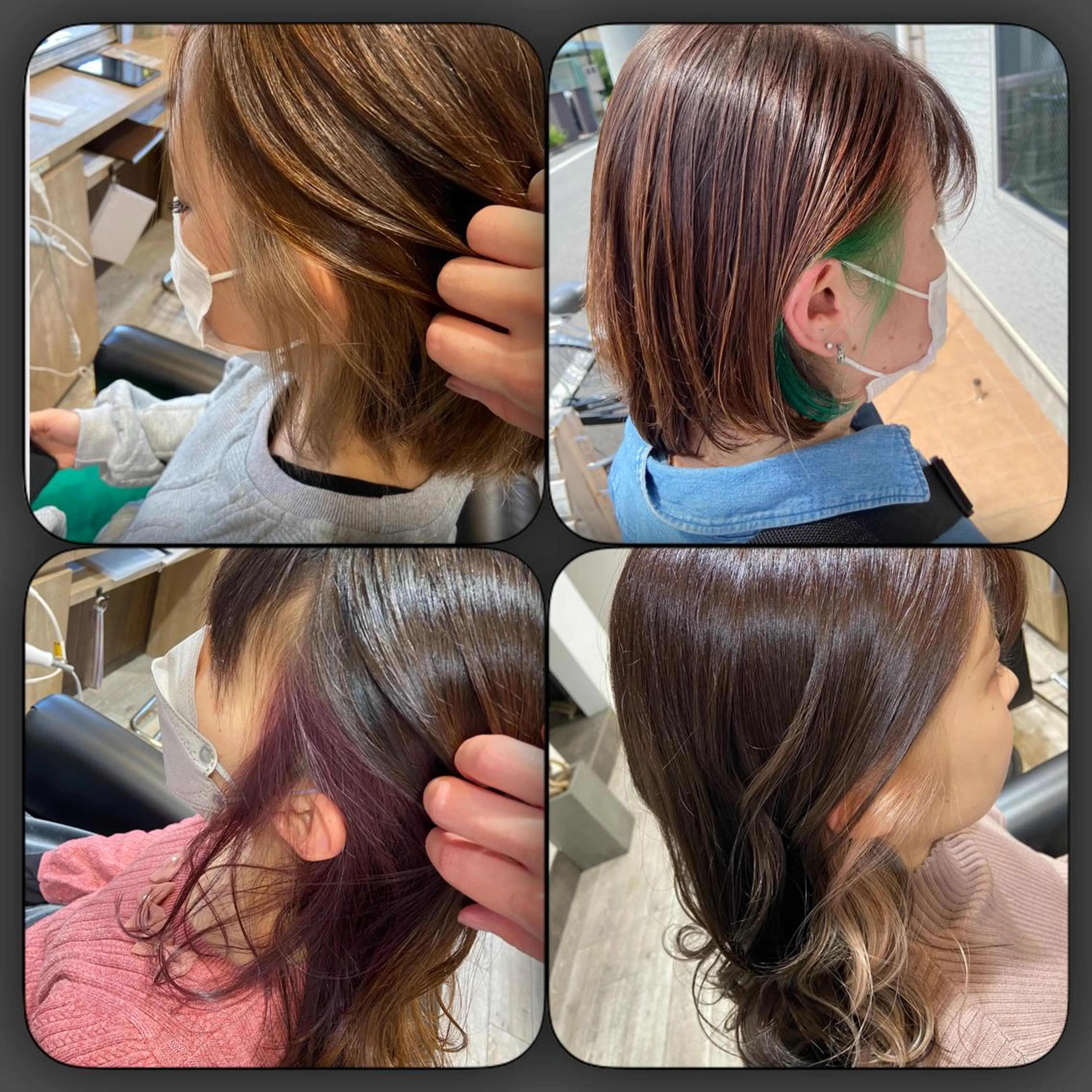 カラー 🪼高評価🪼 💎柴崎の藤咲💎のヘアスタイル