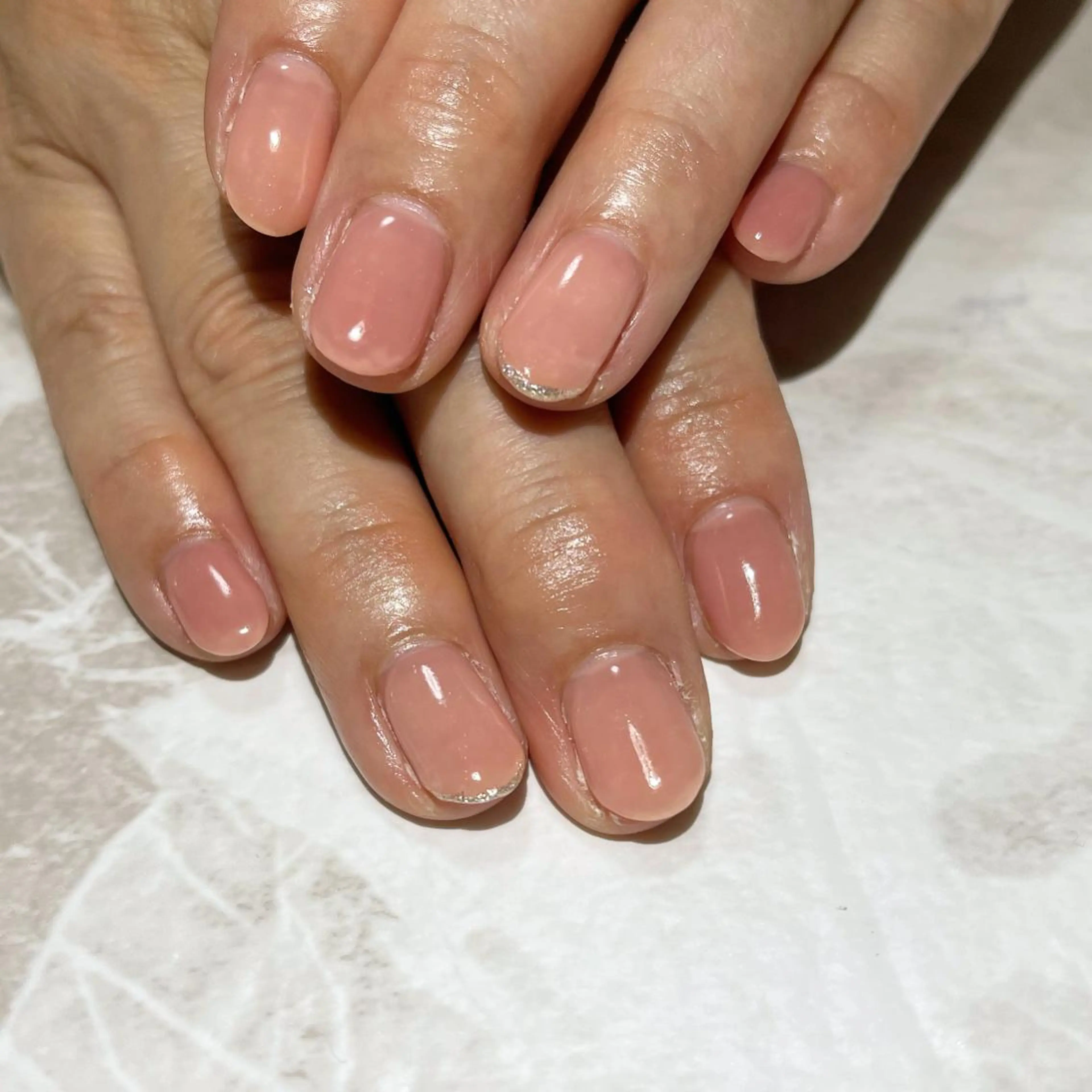 ネイル フットネイル ニュアンスネイル ピンク シンプルネイル 春ネイル ネイル フフラ所属・nail fufla ♡yamane♡のネイルデザイン