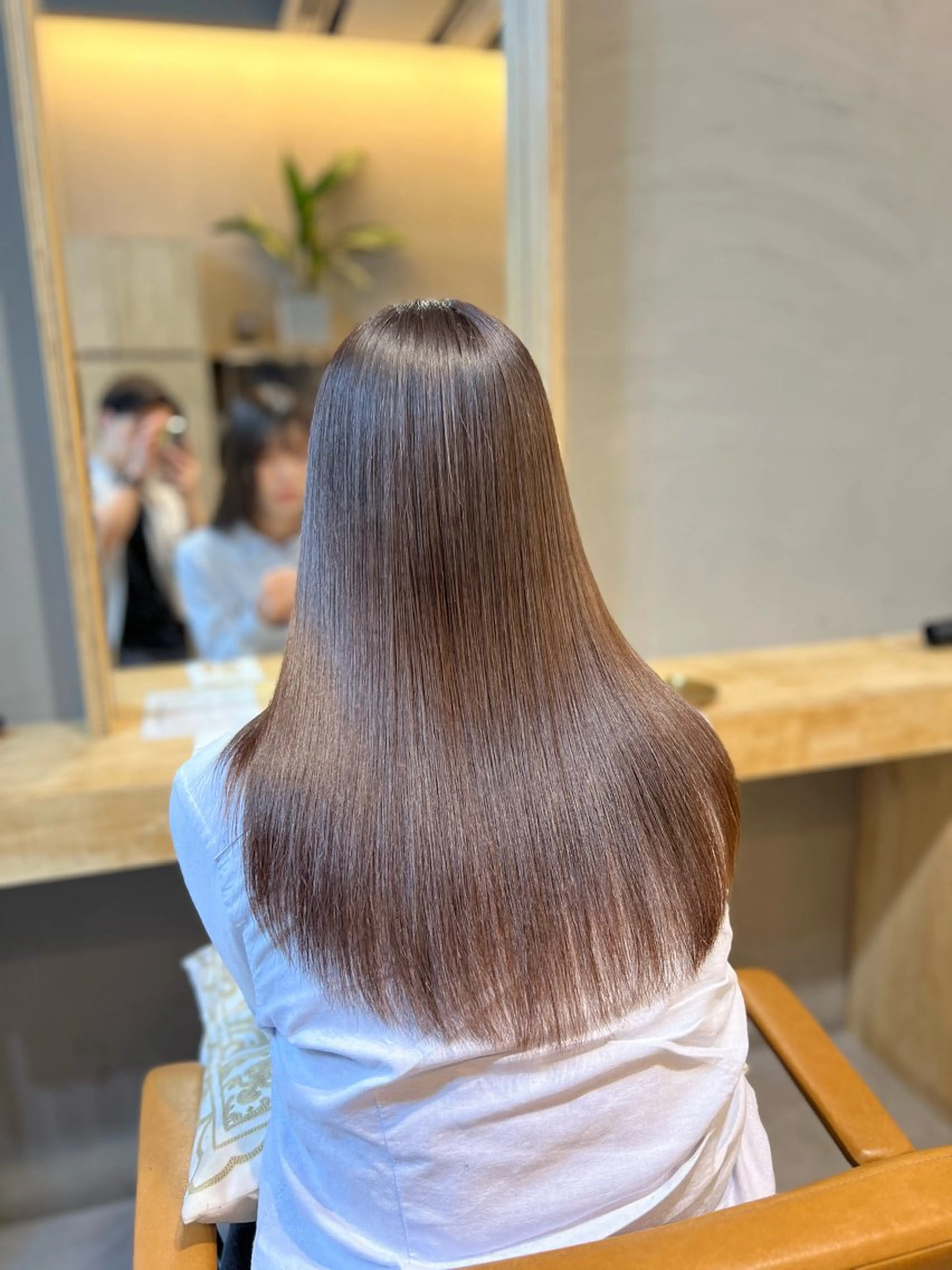 ロング カラー 髪質改善 トリートメント 神戸ボブ✂️ ioe三宮/田 伸佳のヘアスタイル