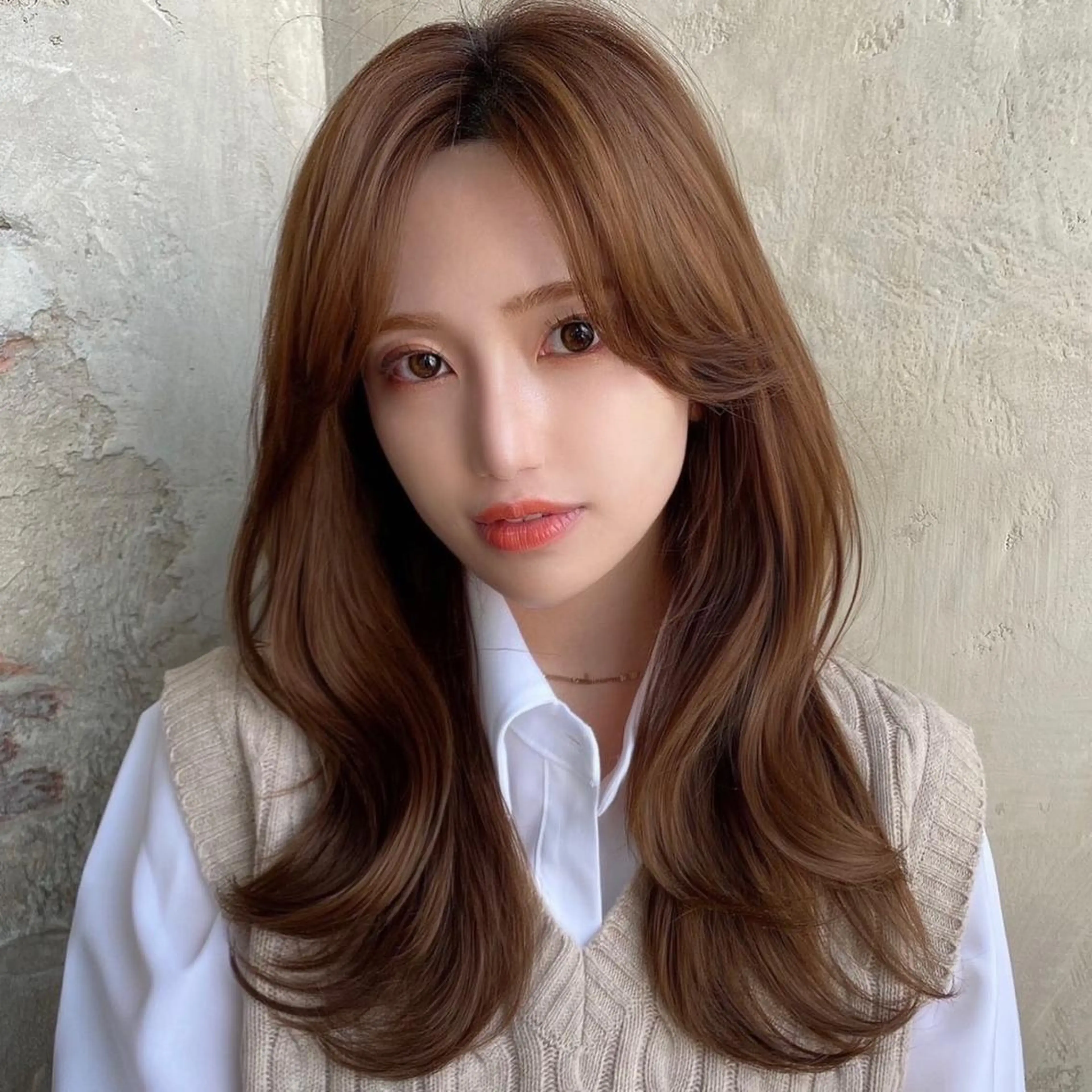 ロング くびれヘア 髪質改善 ロング 縮毛矯正 🧡くびれヘア/前髪 顔周り🧡久原結衣のヘアスタイル