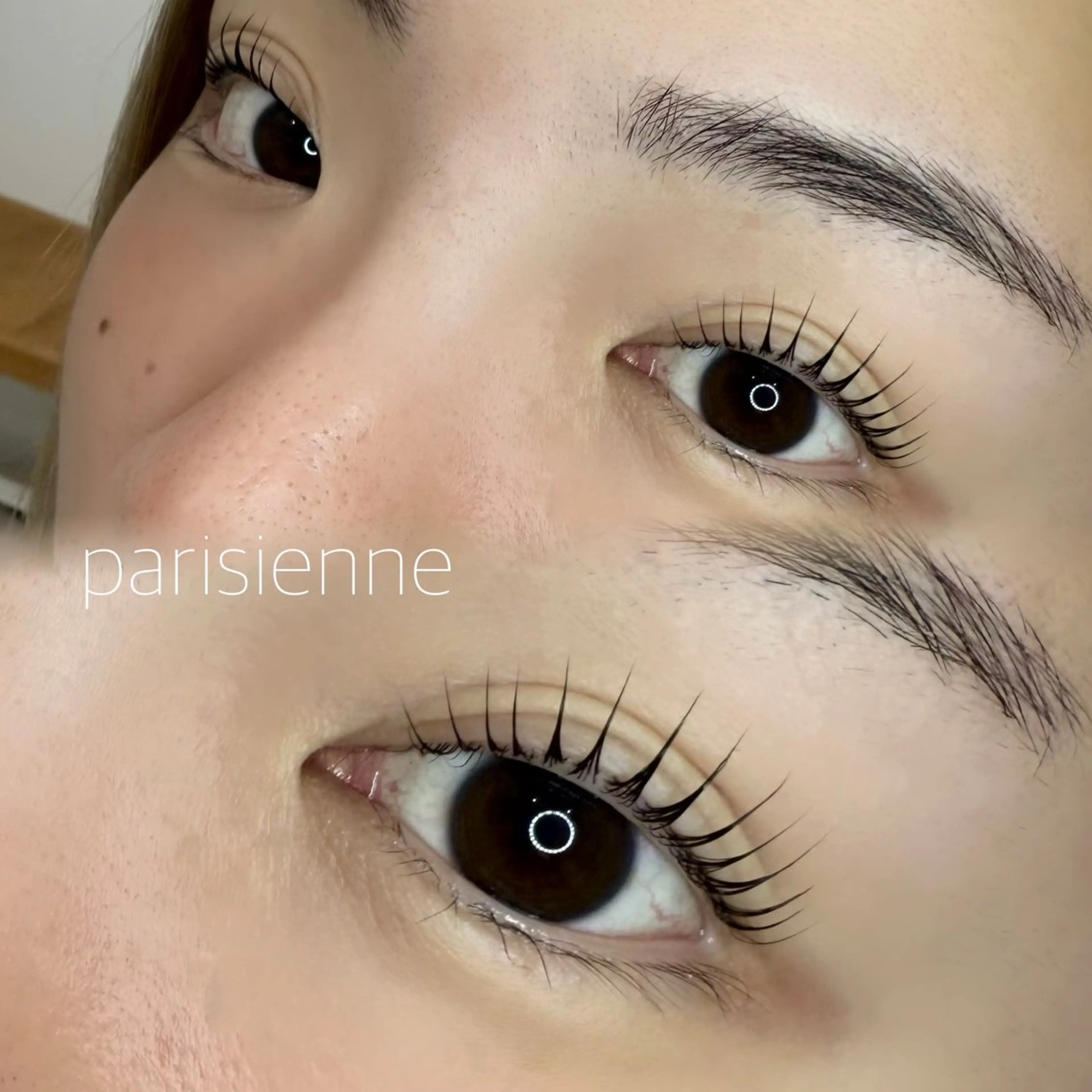 マツエク・マツパ パリジェンヌラッシュリフト Belle所属・山﨑 早織のマツエク・マツパデザイン